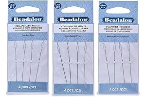 Beadalon Collapsible Eye Needles For Smooth Jewelry Making