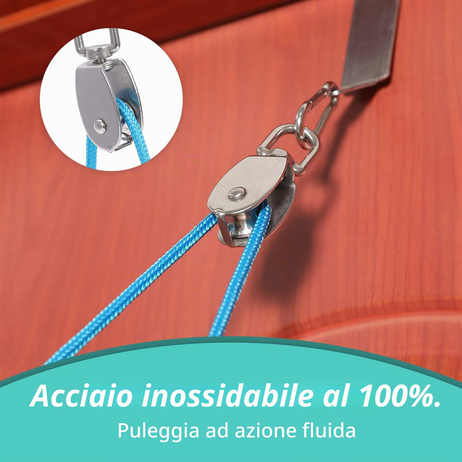 Fanwer Spalla Carrucola Palest Attrezi, Fisioterapia Spalla Puleg, per Esercizio e il Recupe Dopol un Infortunio Chirurg, Blu, maniglia di qualità TPR