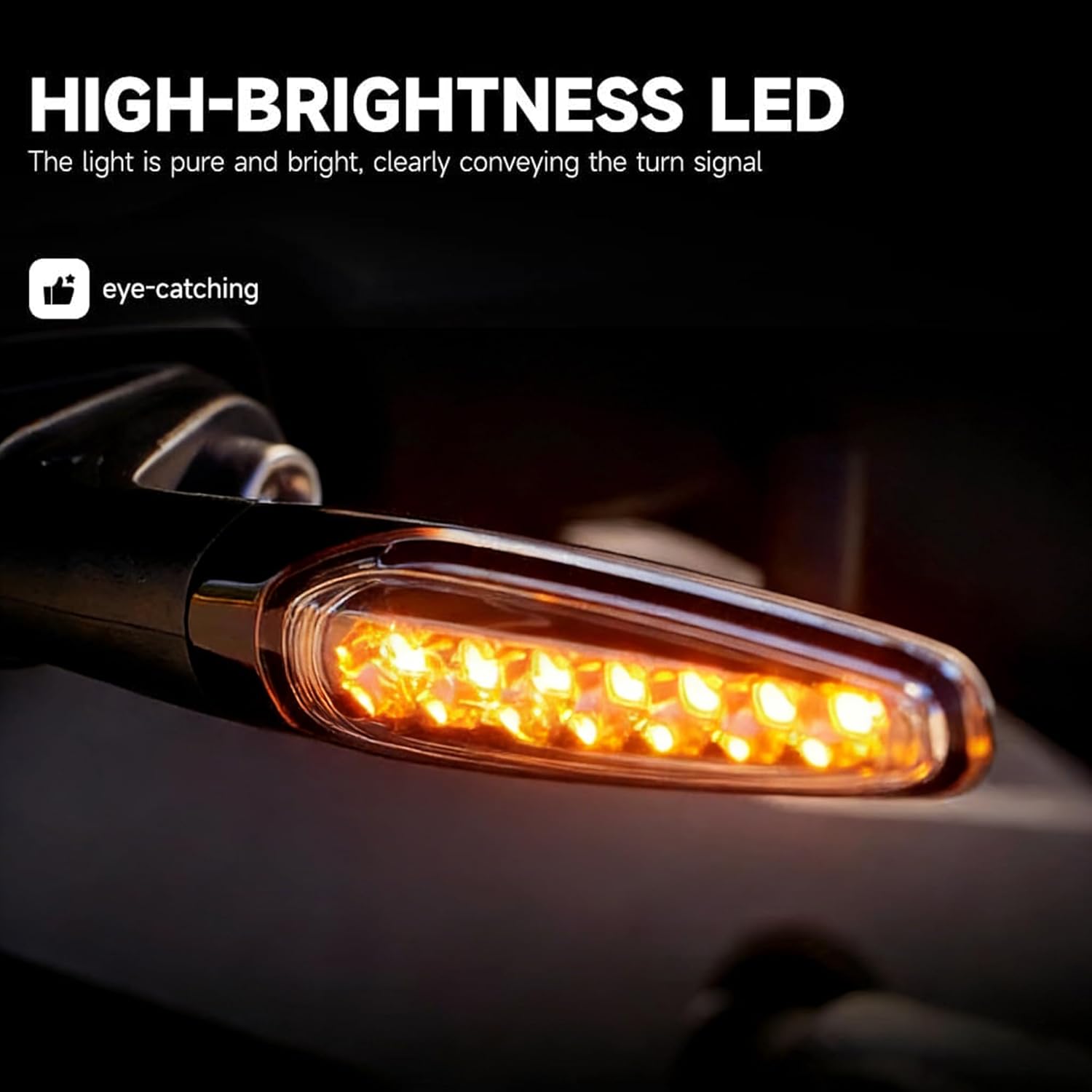 Motorcycle turn Signals LED Flowing Blinkers Fit for Street Triple S 660cc/R/RS/1200 RS/Tiger 765/900 Turn Signals Blinker Lamp Tail Signal Lights Street Triple R/RS Turn Signals