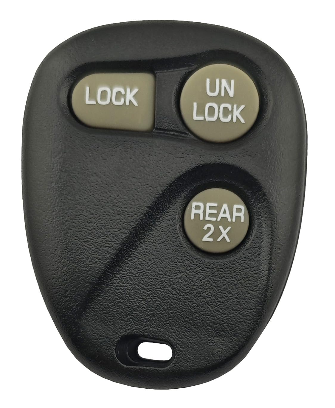 Guscio di ricambio per chiave elettronica, compatibile con Chevy Suburban Tahoe Lumina Camaro Monte Carlo/GMC Yukon Safari/Buick Cadillac Oldsmobile Pontiac Keyless Entry Car Remote Cover (3 pulsanti