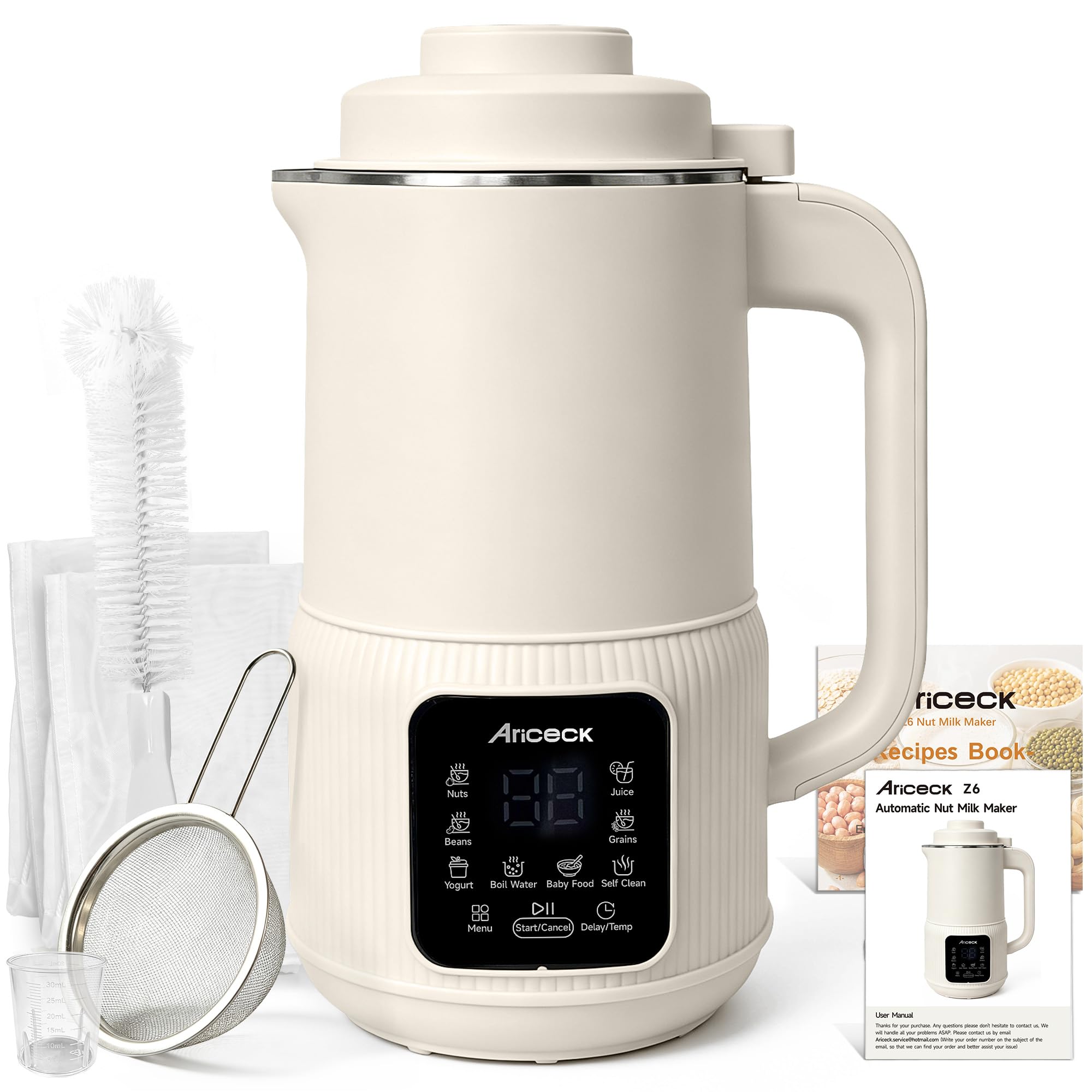 Z6 Macchina per latte vegetale con funzione autopulente, 1,2 l