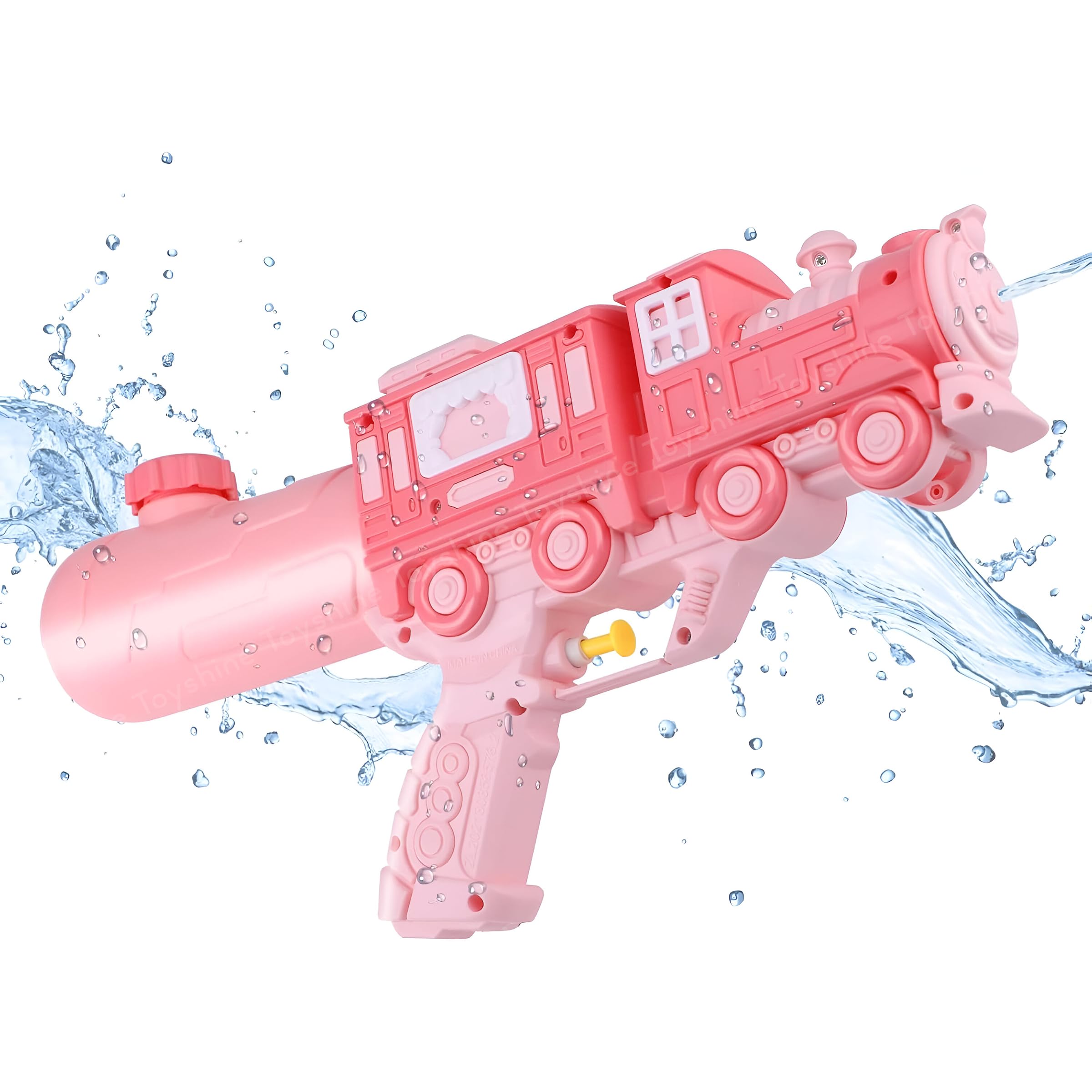 Toyshine Train Model Handheld High Pressure Water Gun Holi Toys Summer Toy for Girls Boys Kids, 400 ML Tank - Pink (B0DFHB6H19) Amazon Price History, Amazon Price Tracker
