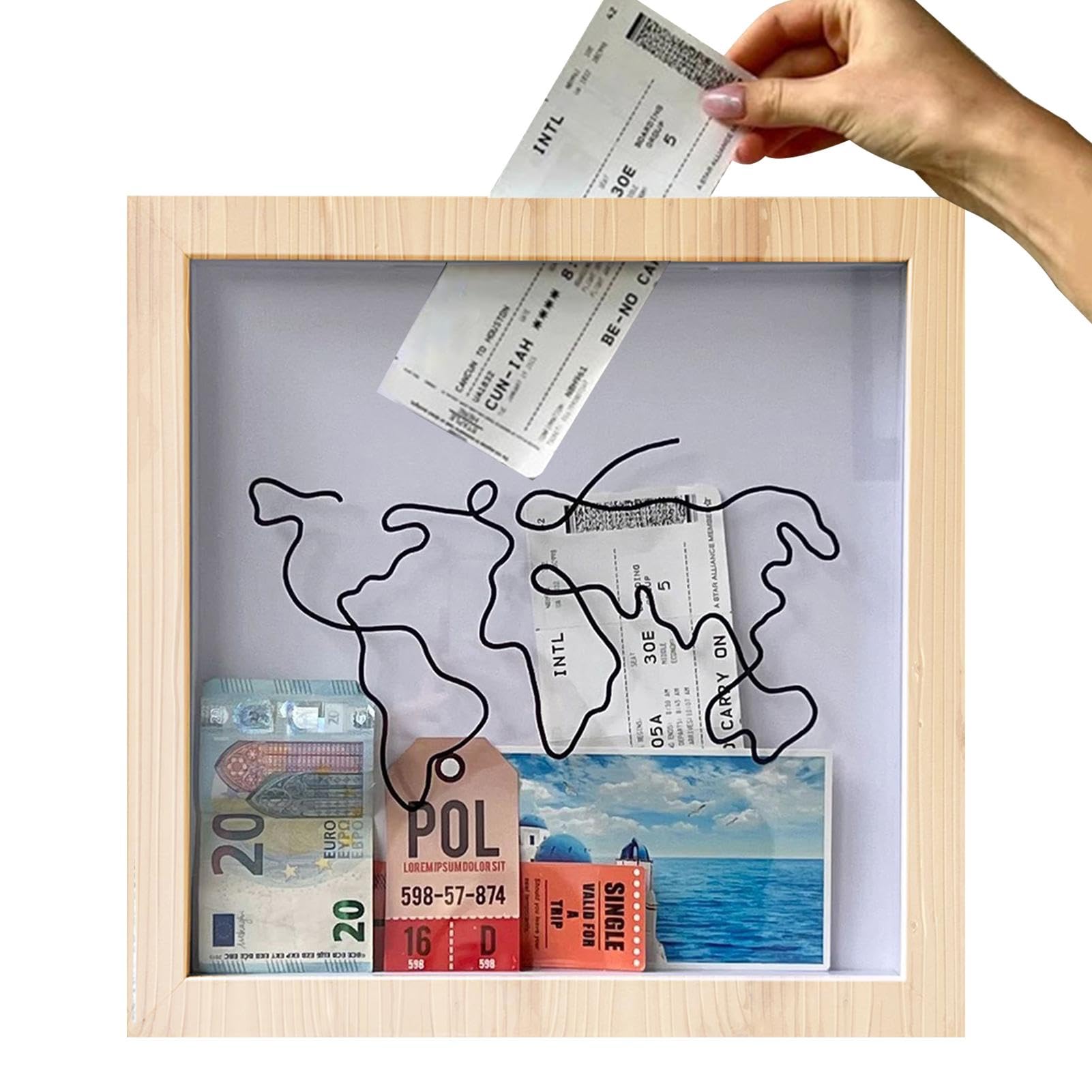 Amazon.co.jp: 額縁 フォトフレーム チケットシャドーボックス トップ