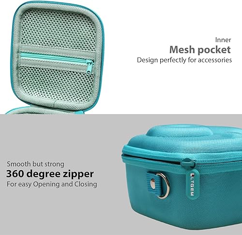 Miniatura 5 de LTGEM Funda rígida compatible con cámara instantánea Fujifilm Instax Mini 12  Mini 11  Mini 10  Mini 9  Mini 8  Mini 7 - Bolsa de transporte