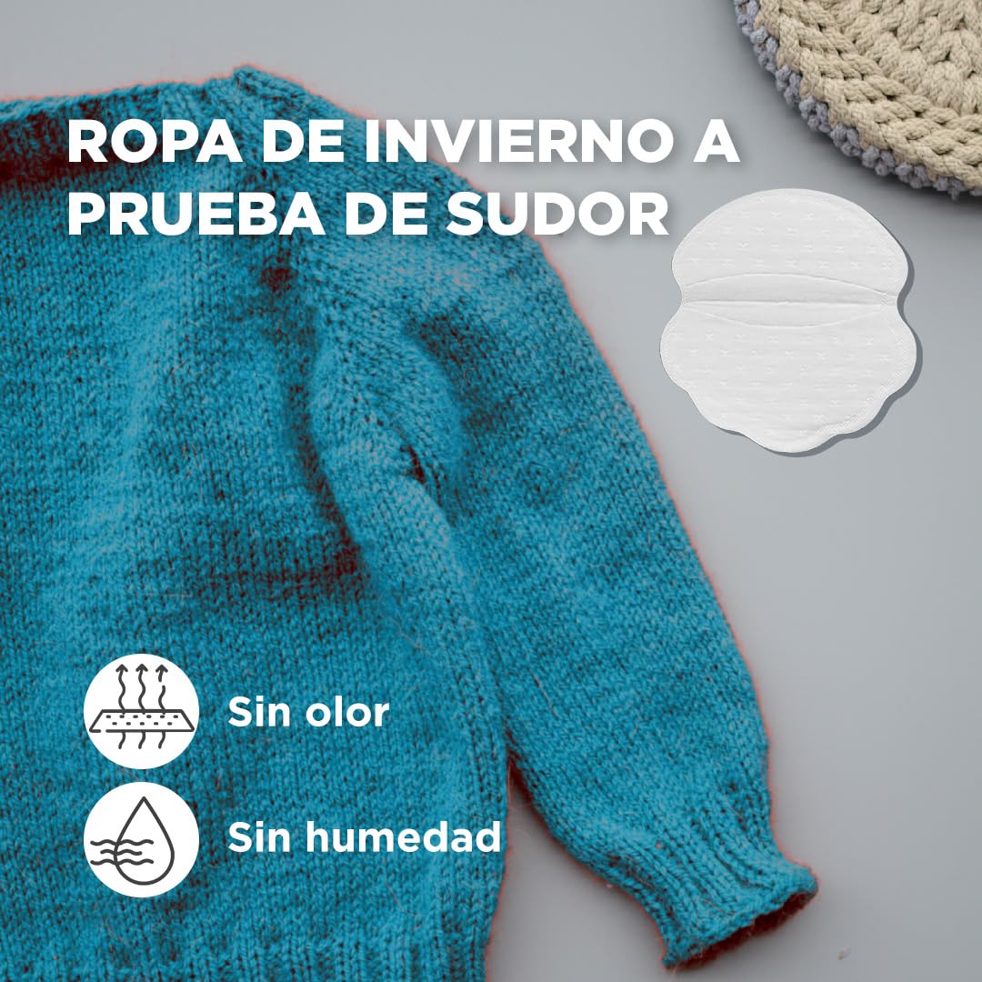 PEESAFE Almohadillas Antitranspirantes Axilas (14 piezas) | Absorben sudor y olores | Para mujeres y hombres