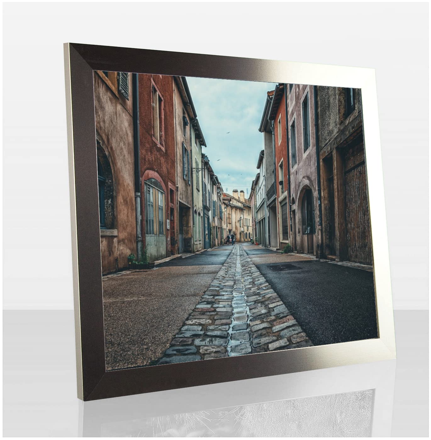 Cadre photo Orion verre synthétique incassable transparent blanc
