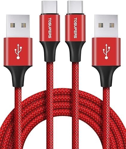 10 pies, 2 unidades Cable USB C de carga rápida, cable de carga USB A a tipo C trenzado para Samsung Galaxy A10e A03s A13 A32 A50 A51 A52 A53 A71, 10 pies, 2 unidades Cable USB C de carga rápida, cable de carga USB A a tipo C trenzado para Samsung Galaxy A10e A03s A13 A32 A50 A51 A52 A53 A71,