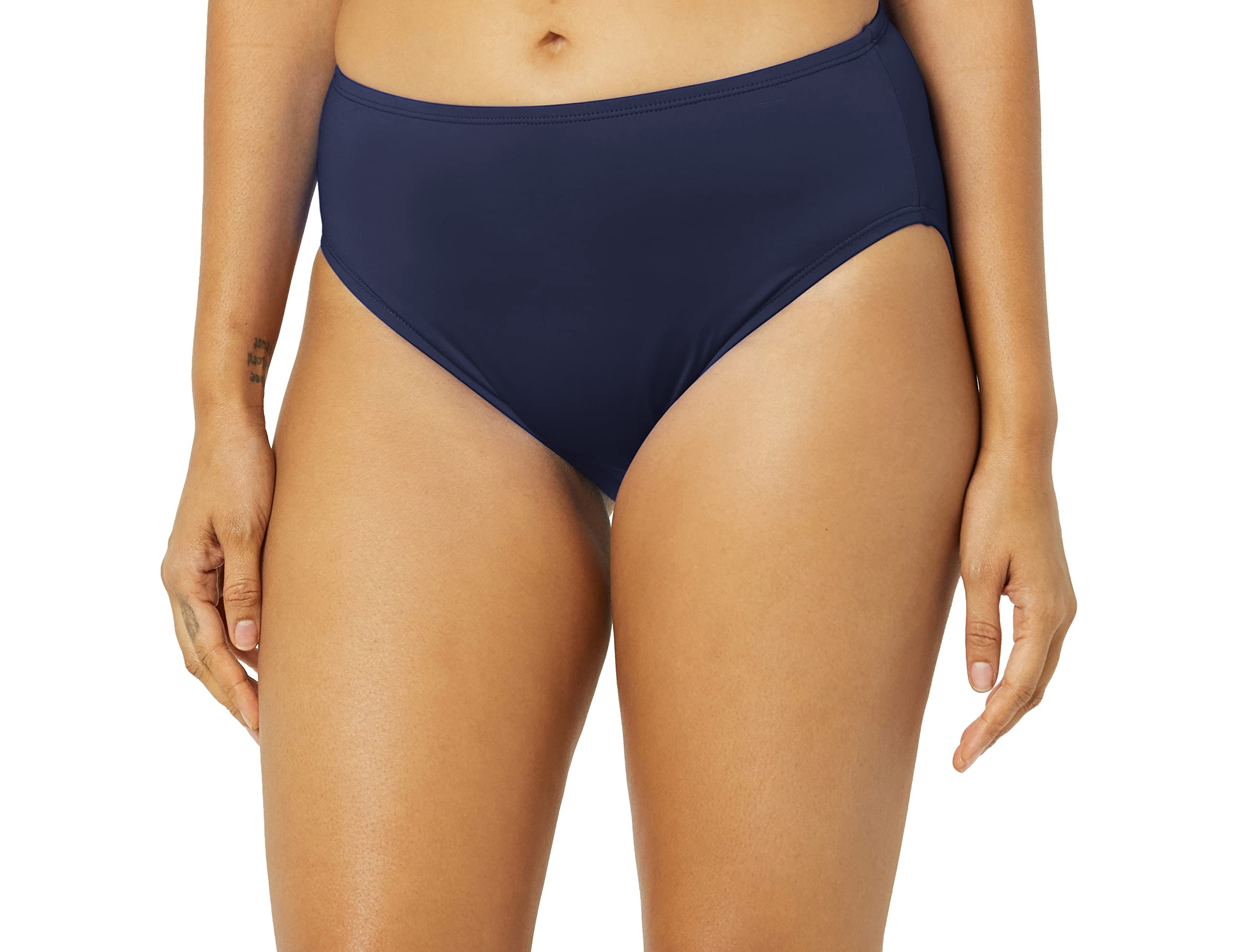 24th & Ocean Damen Badeanzug, mittelhoch, Hipster-Bikinihose Bikini-Unterteile, Mitternacht, XX-Large