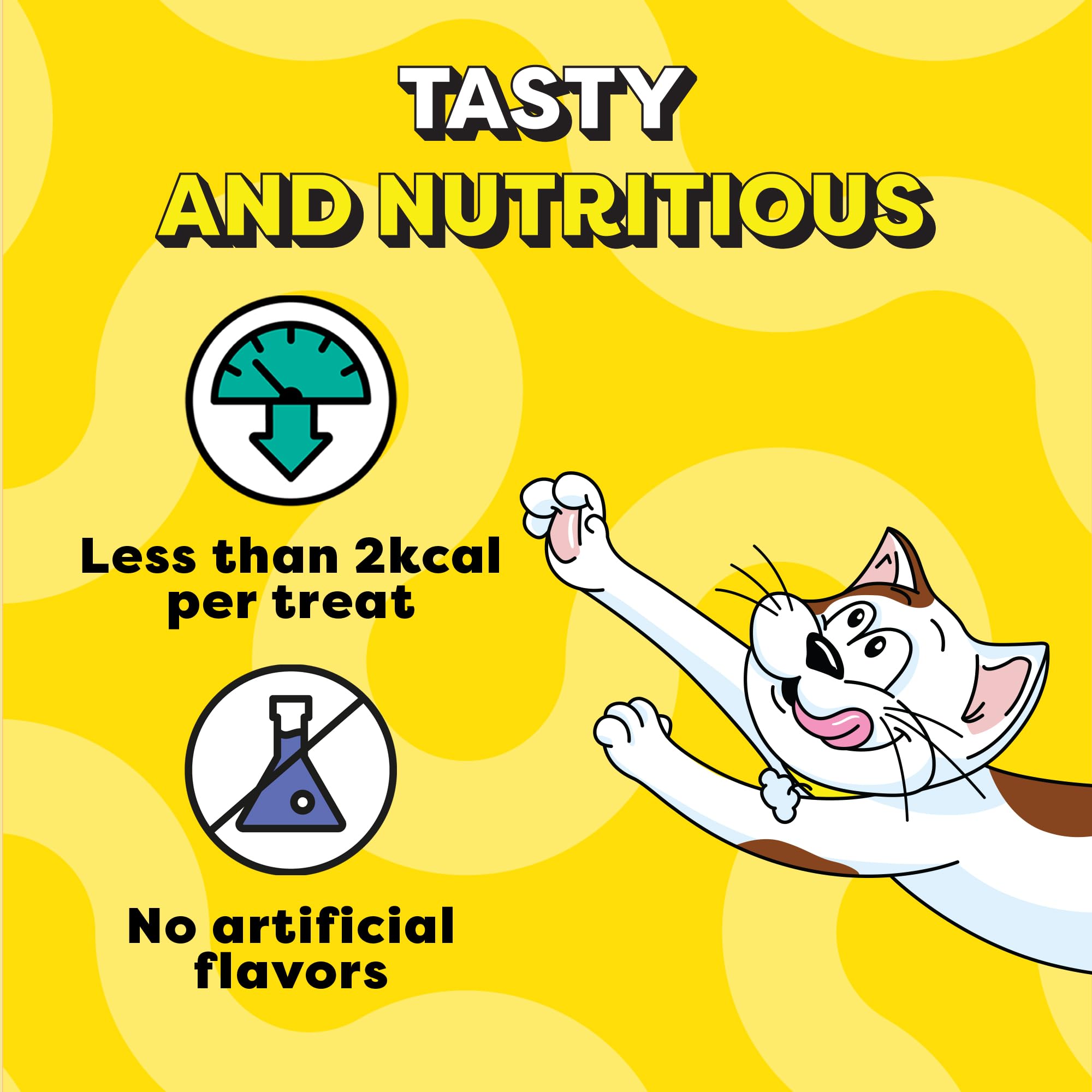 Temptations MixUps Cat Treats, Chicken & Salmon Flavours, 75g – Two Irresistible Flavours in One Pack, Crunchy Outside Soft Inside, Goodness of Protein, Vitamins & Minerals, Resealable Pouch 3