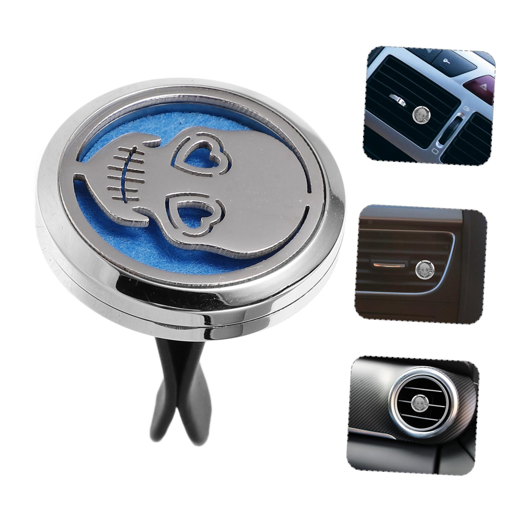 PartyKindom 5St Auto Aroma therapie clip auto auto zubehör Duftspender für Auto Auto-Innendekoration armaturenbrett dekorationen Autoclip auto lüftungsclip Rostfreier Stahl