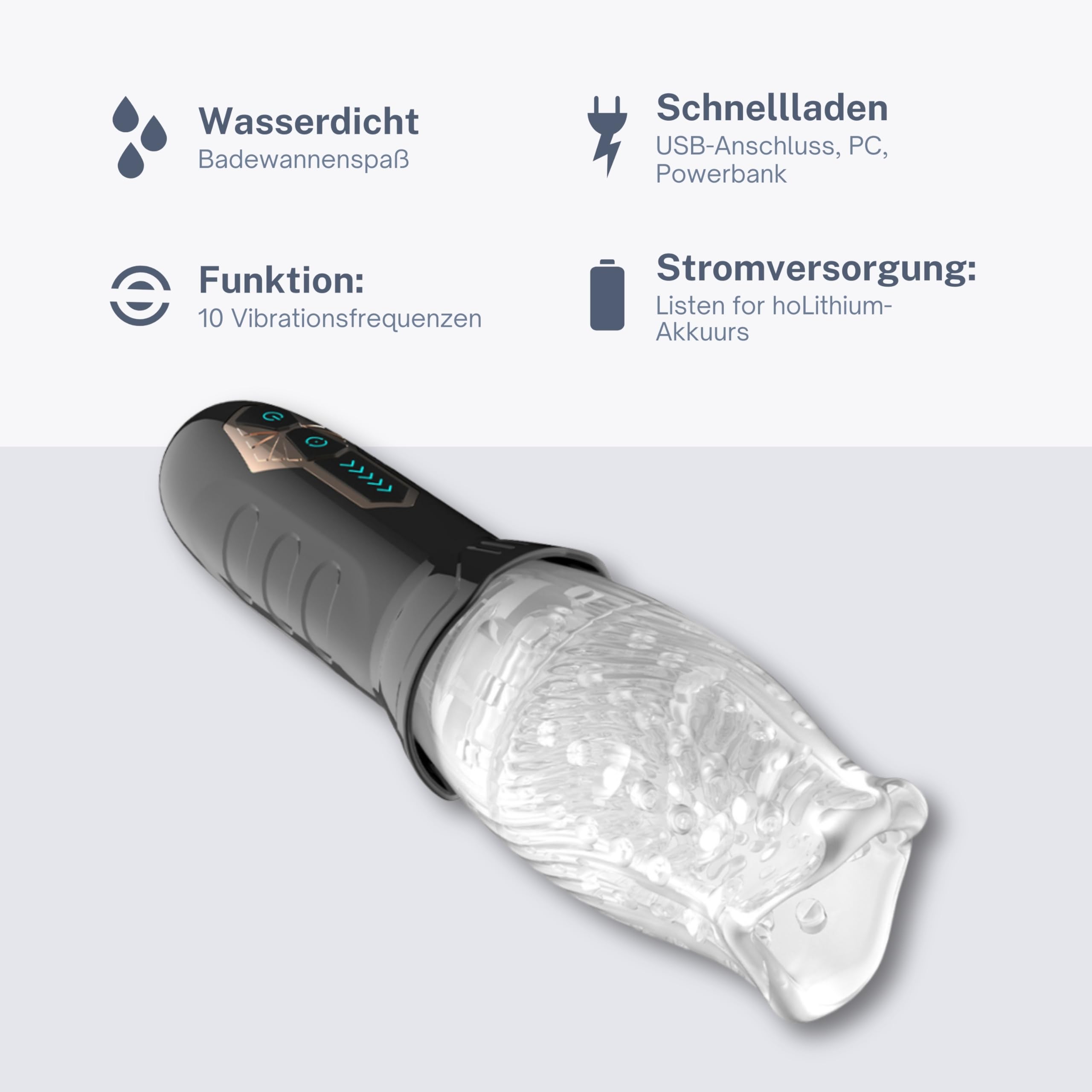 Masturbateur pour hommes, jouet sexuel solo avec rotation et vibration – 22 cm, profondeur d'insertion 8 cm, diamètre d'entrée 5 cm pour une stimulation intense, ensemble de vibrateurs MC42