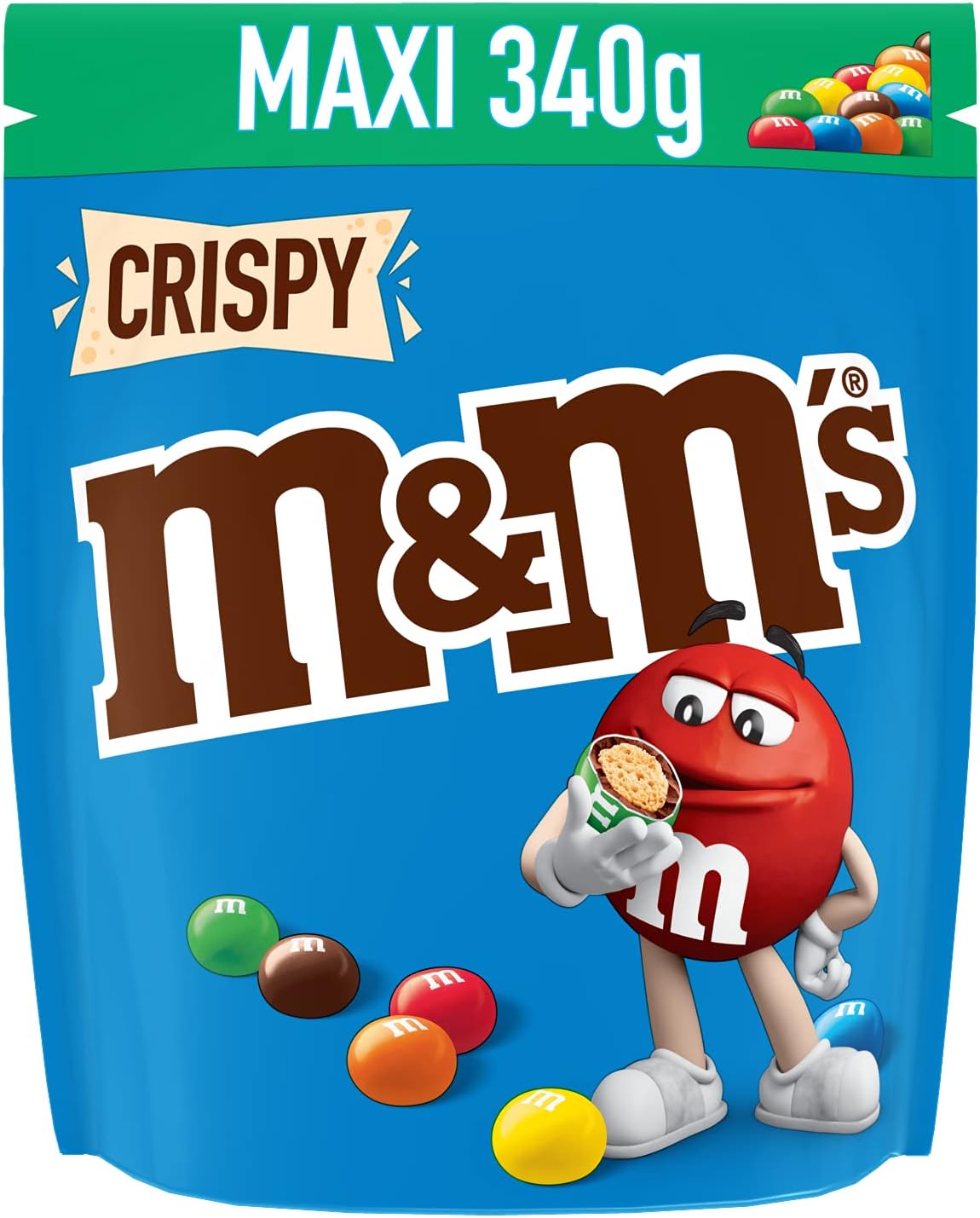 Mars M & M's Crispy 340g x 12 : Amazon.co.uk: Grocery