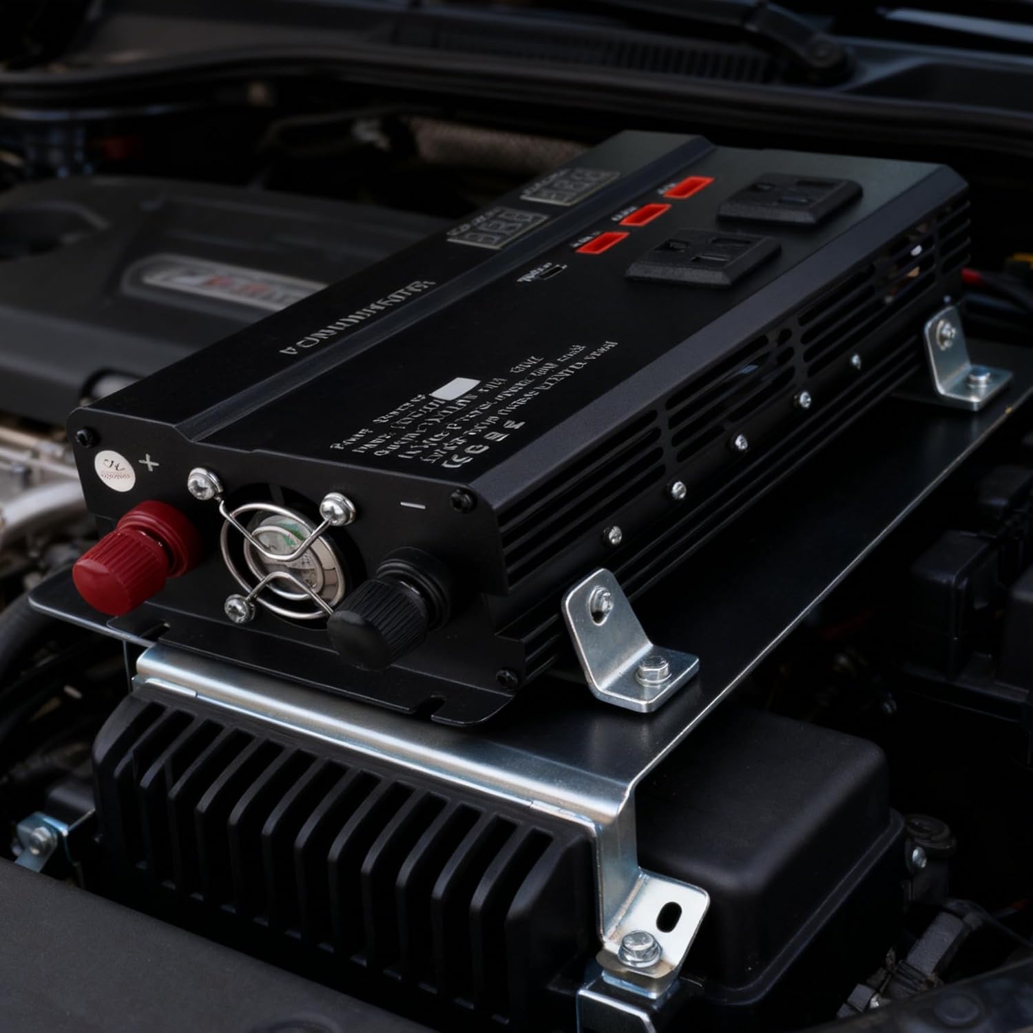 12V to 120V Power Inverter 700W Continuous / 4000W Peak, Car Inverter with LCD Display and USB Ports for Small Electronics(Not for High-Power Appliances)