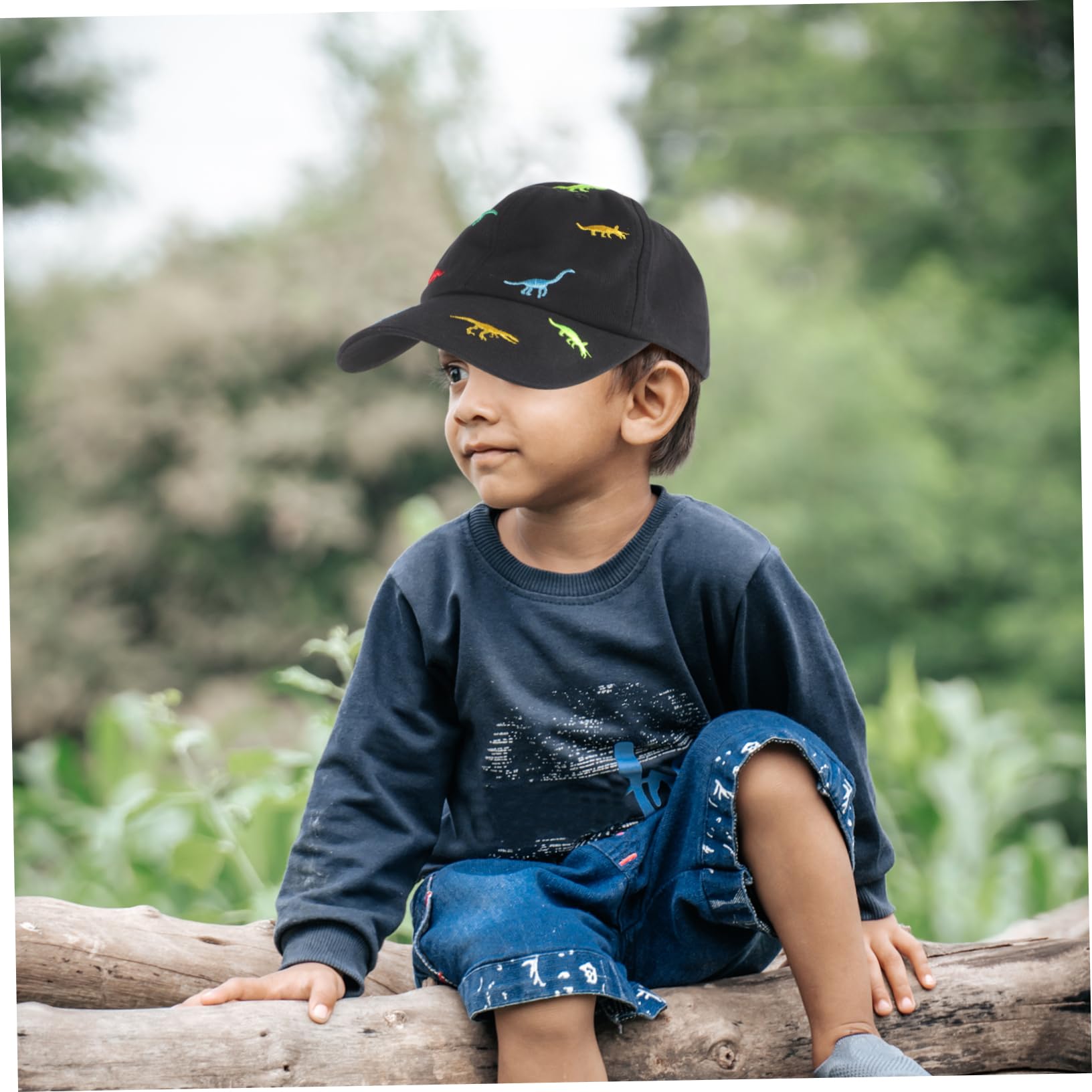 SUPVOX Gorra de Beisbol Gorro Sol Sombrero Sol Divertidos Sombreros de Golf Gorra de béisbol de Las Mujeres Gorra de béisbol para bebé Sombreros niñas algodón Black