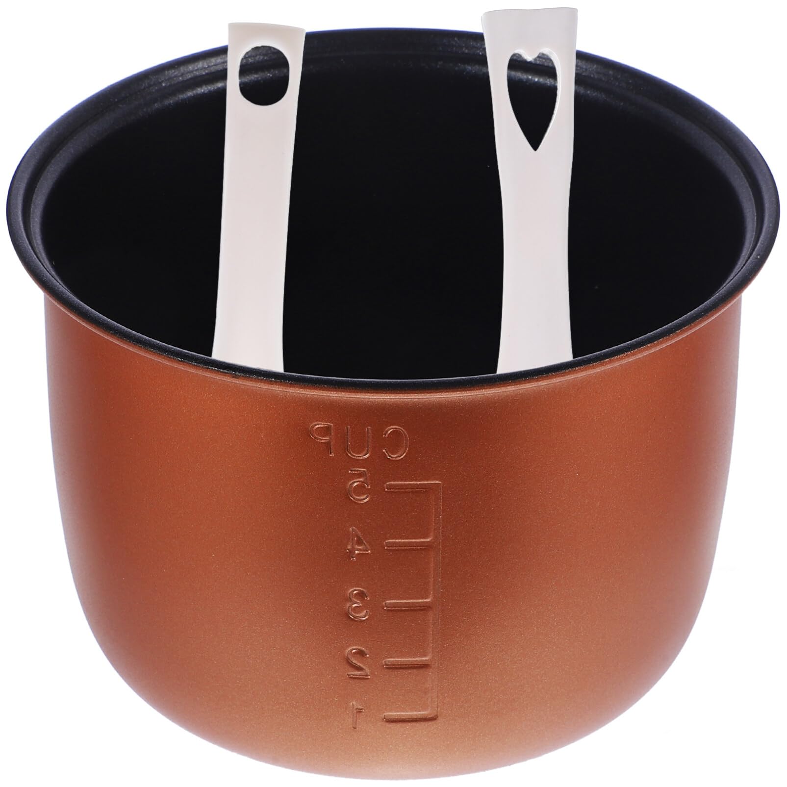 Cabilock Doublure Antiadhésive en Alliage D'aluminium 1,2l Cuiseur à Riz pour Plusieurs Styles Pot Intérieur de Remplacement Polyvalent Facile à Nettoyer Cuisine Domestique