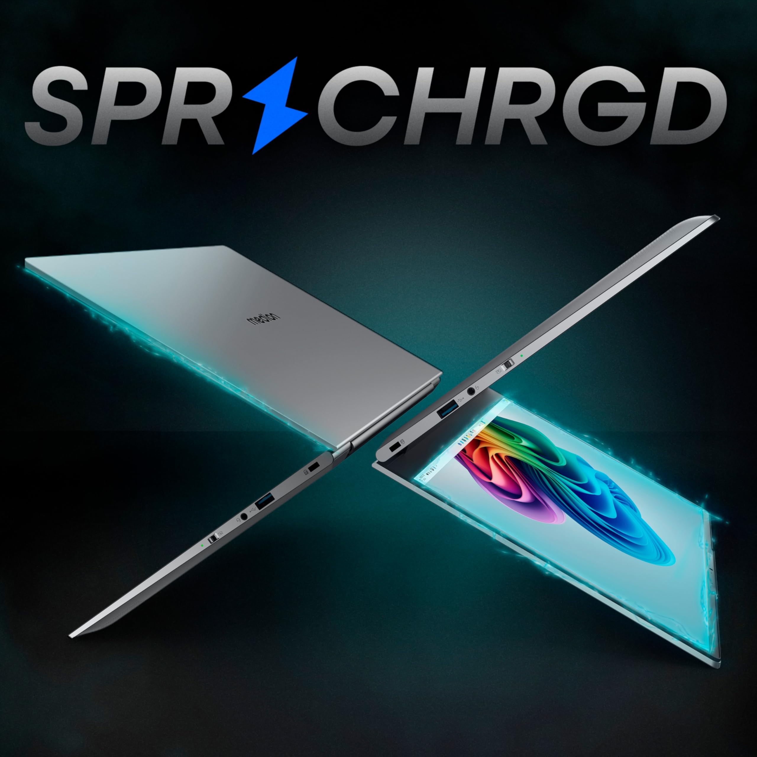 MEDION SPRCHRGD 14 S2 35,56 cm (14" Zoll 120Hz 2.8K WQXGA+) Laptop (Copilot+ PC, Core Ultra 5 228V, 32GB DDR5 RAM, 512GB SSD, Windows 11 Home)