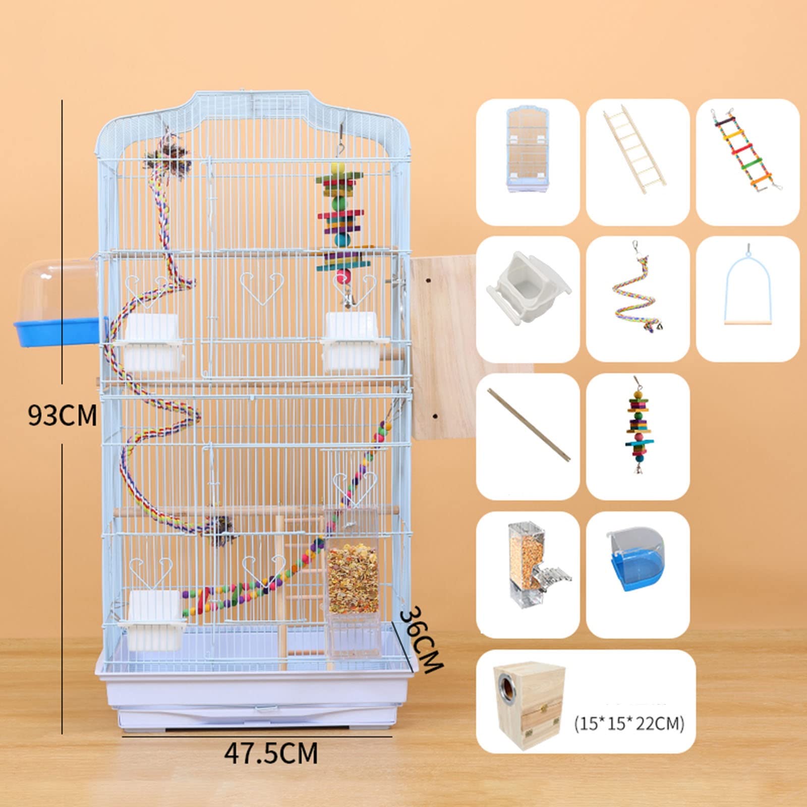 Amazon.co.jp: インコ鳥ケージ、オカメインコ用鳥ケージ、バード
