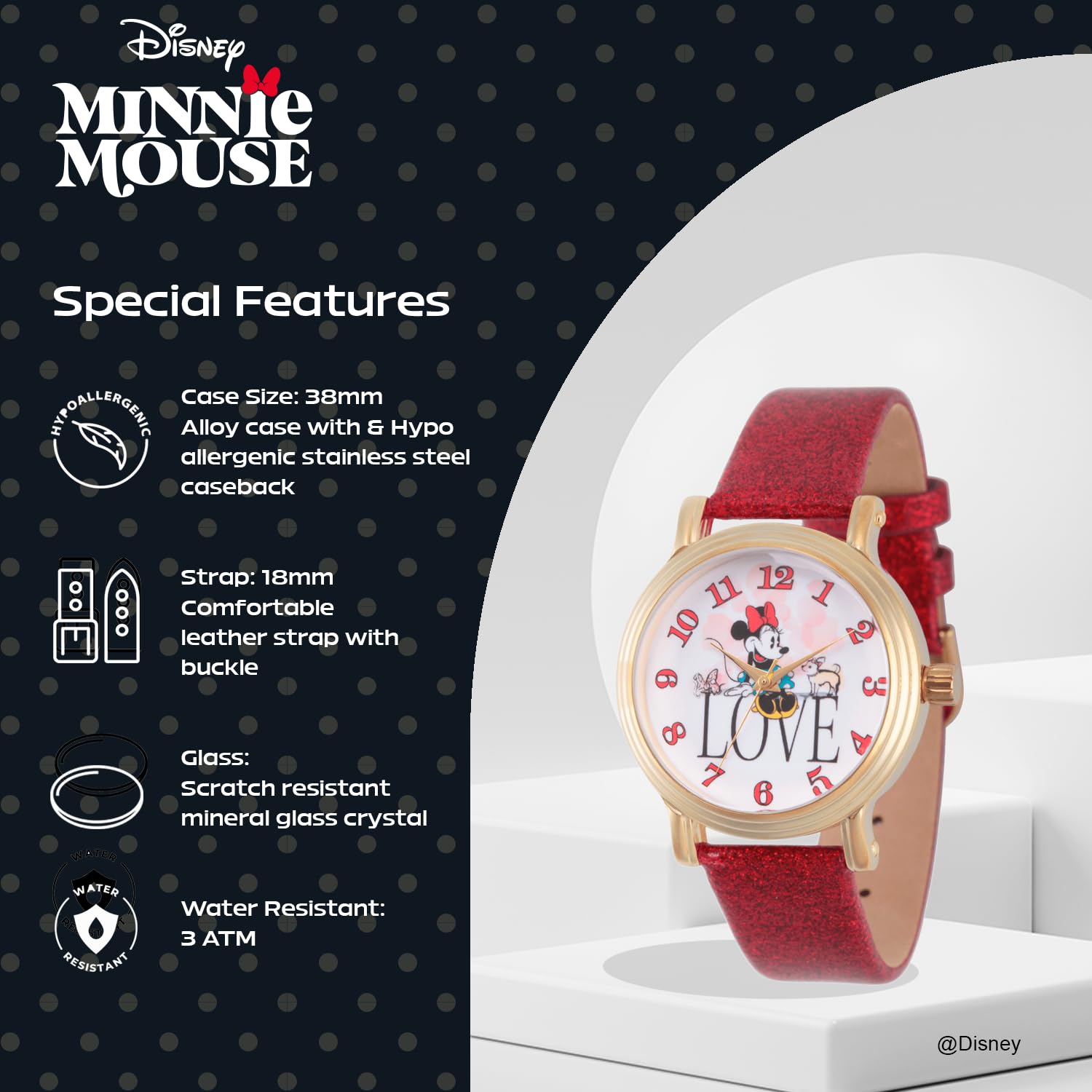 Disney Orologio WDS000254