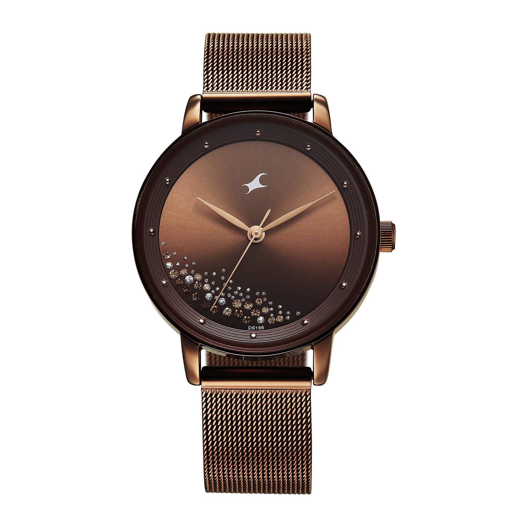 Style up 5 Quartz Brown Round Dial Girl's Watch | Stainless Steel Strap Material | Watches for Girls Analog - 6206QM01-image-47