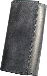 [Alvisto] キーケース 本革 ブライドルレザー スマートキー対応 車 4連 多機能 メンズ カード型 コンパクト 防水 薄型 シンプル カード入れ付き ギフト クリスマス プレゼント