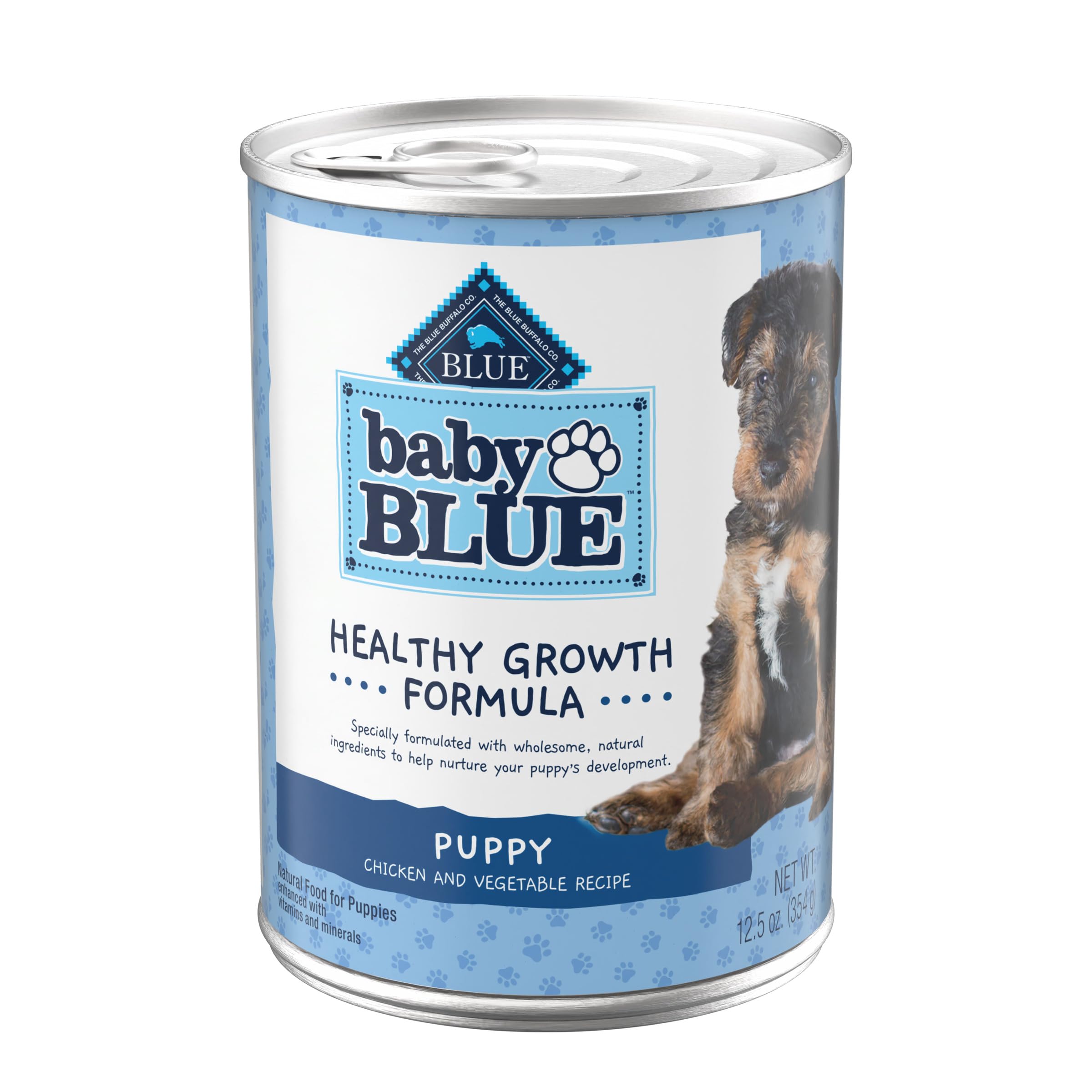 Blue Buffalo Baby Blue Healthy Growth Formula Natural Puppy Wet Dog Food,  Chicken and Vegetable Recipe: Pet Supplies: Amazon.com