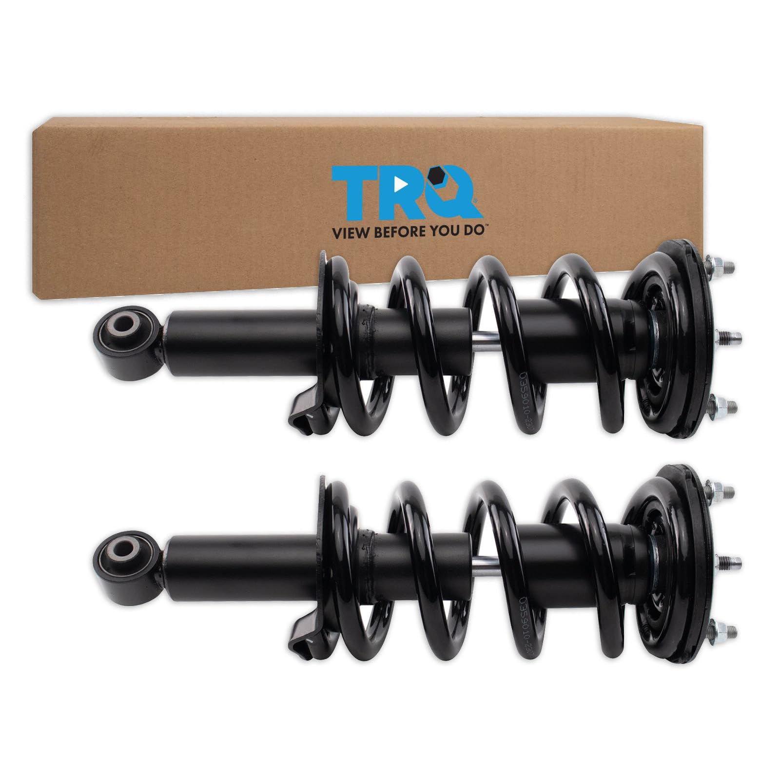 TRQ Front Shock &amp; Spring Assembly Set Compatible with 2011-2013 Infiniti QX56 2014-2022 QX80