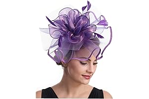 Show-Stopping Purple Church Hat for Divine Elegance