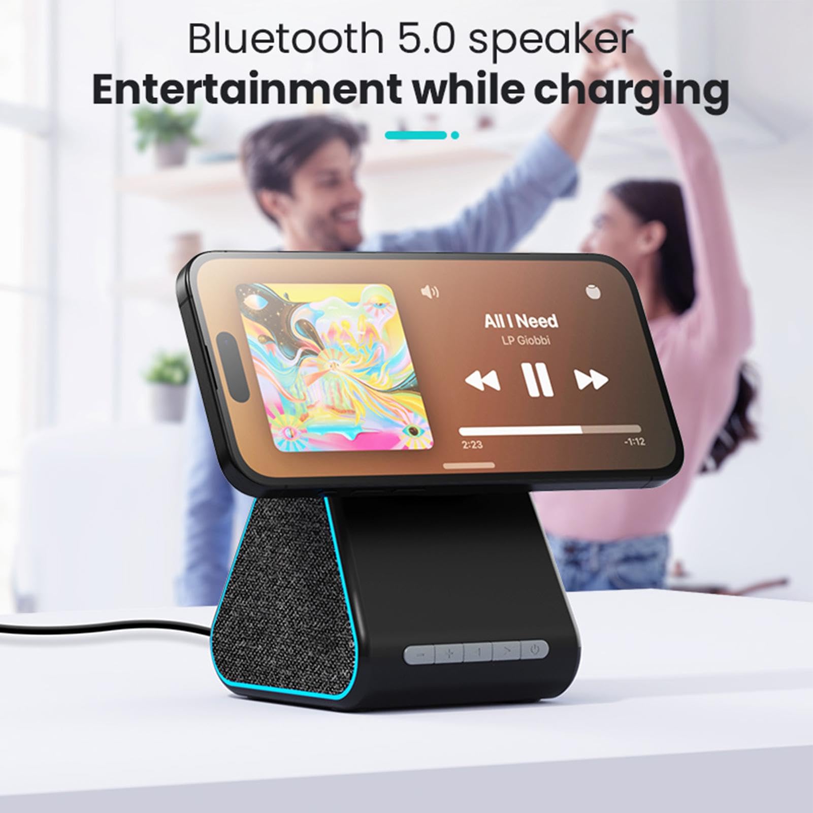 Chargeur sans fil magnétique, base de charge rapide magnétique sans fil
