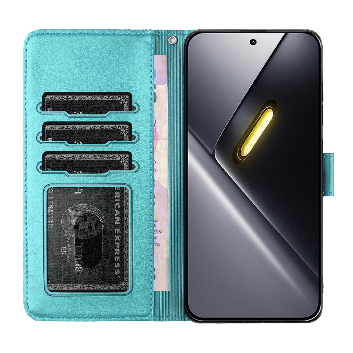 Etui do Xiaomi Poco X8 Pro Premium Pokrowiec ze skóry PU [Etui z klapką] [Portfel] [Zamknięcie magnetyczne] Etui ochronne do Xiaomi Poco X8 Pro Niebieski