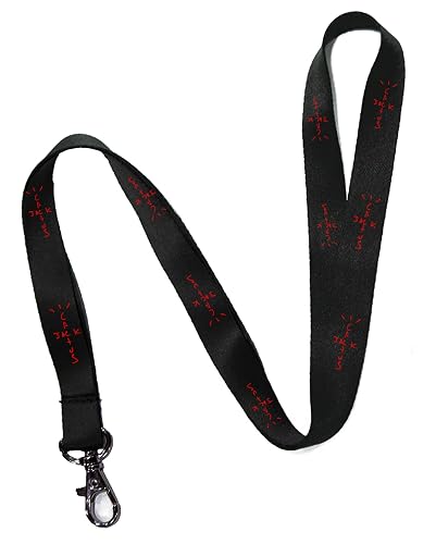 FTD Apparel Cactus J Red Print Black Lanyard