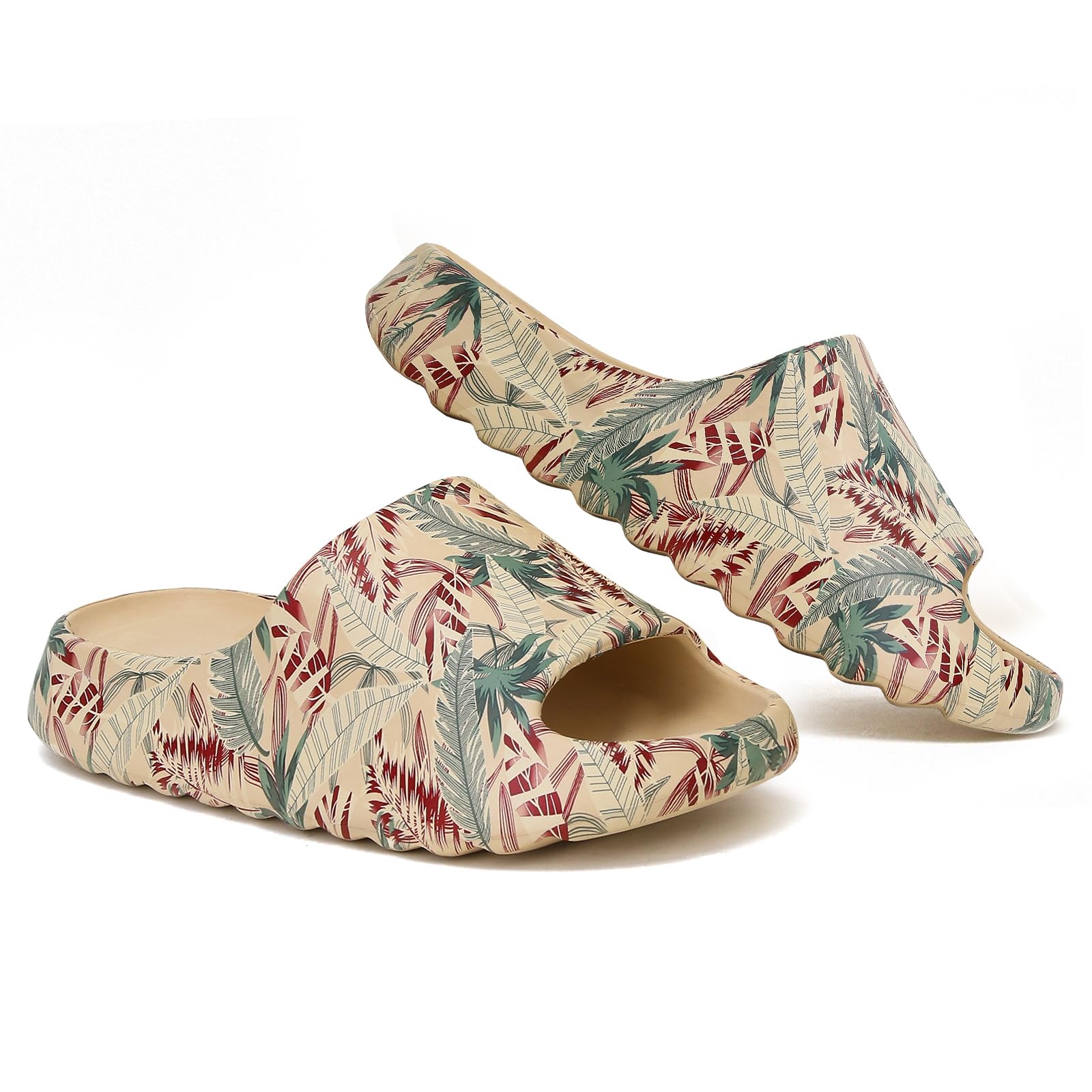 Jesindr Cozy Slides Original Herren Damen, rutschfeste Wolken Schlappen, Weich Badeschlappen Badelatschen, Gummi Cloud Slippers Wolkenschuhe Sommer Beach Slide Pantoffeln