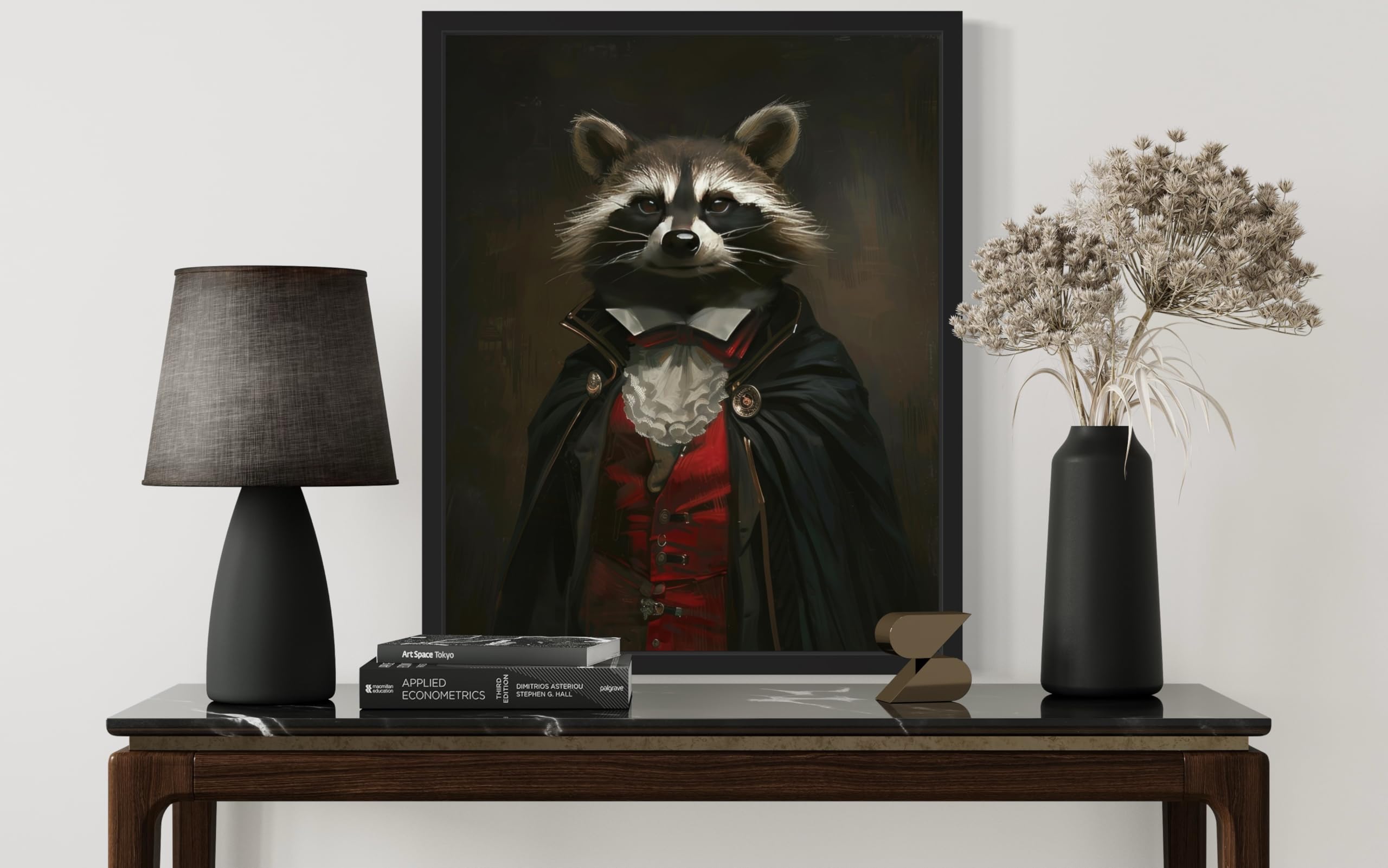 Amazon.com: Racoon Vampire Wall Art Poster Print, Animal Haunted
