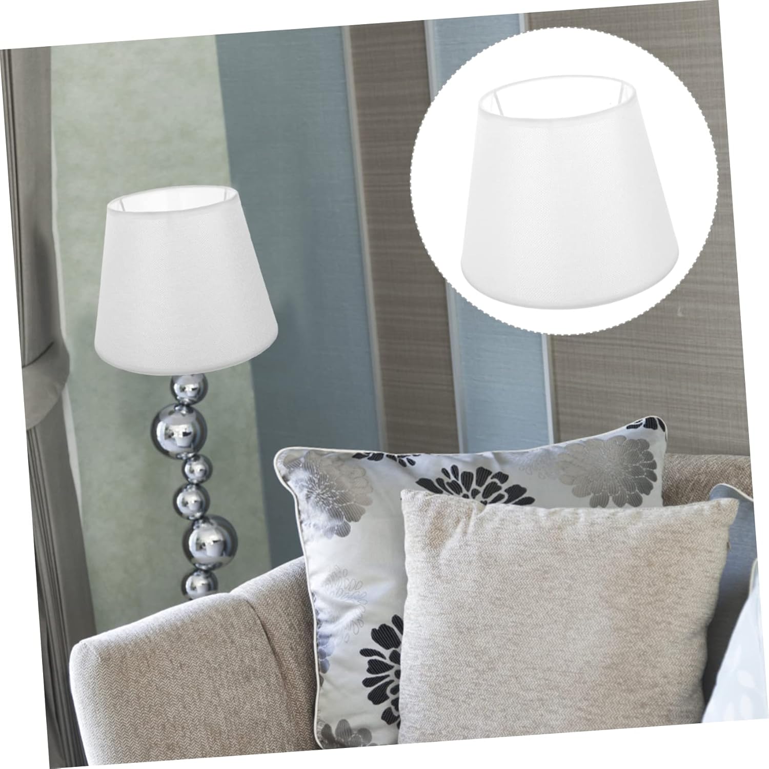 Gadpiparty Fabric Lampshade for Table and Bedside Lamps Replacement Lamp Shade Cover Simple Design Easy to Install Home Accessory