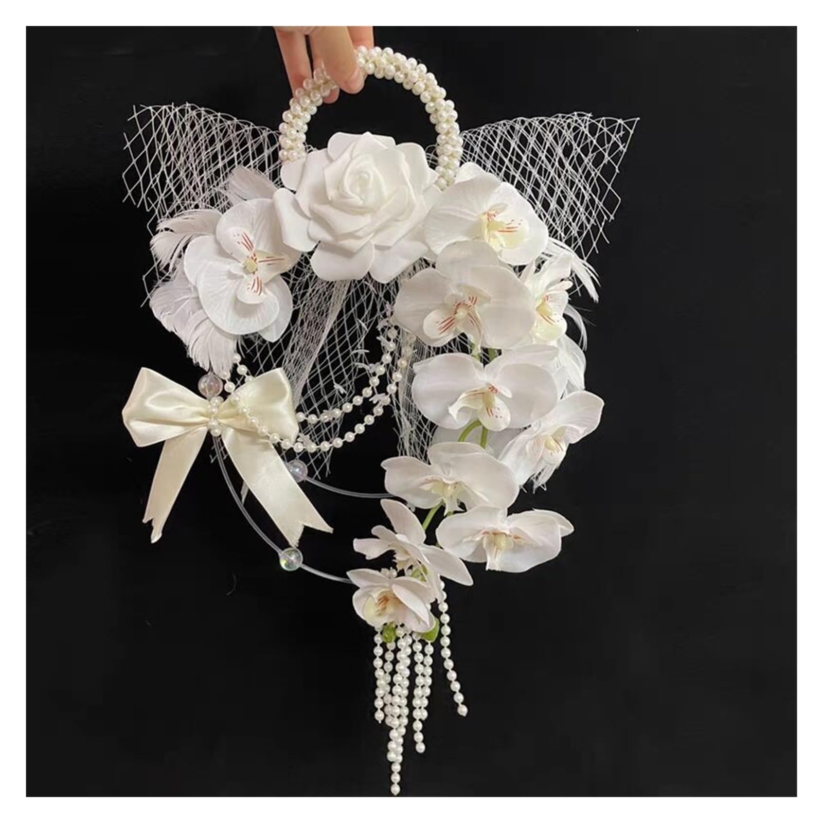 Gijmzy Mi Ge Same Style Fin Wedding Dress Bride Bouquet Hand