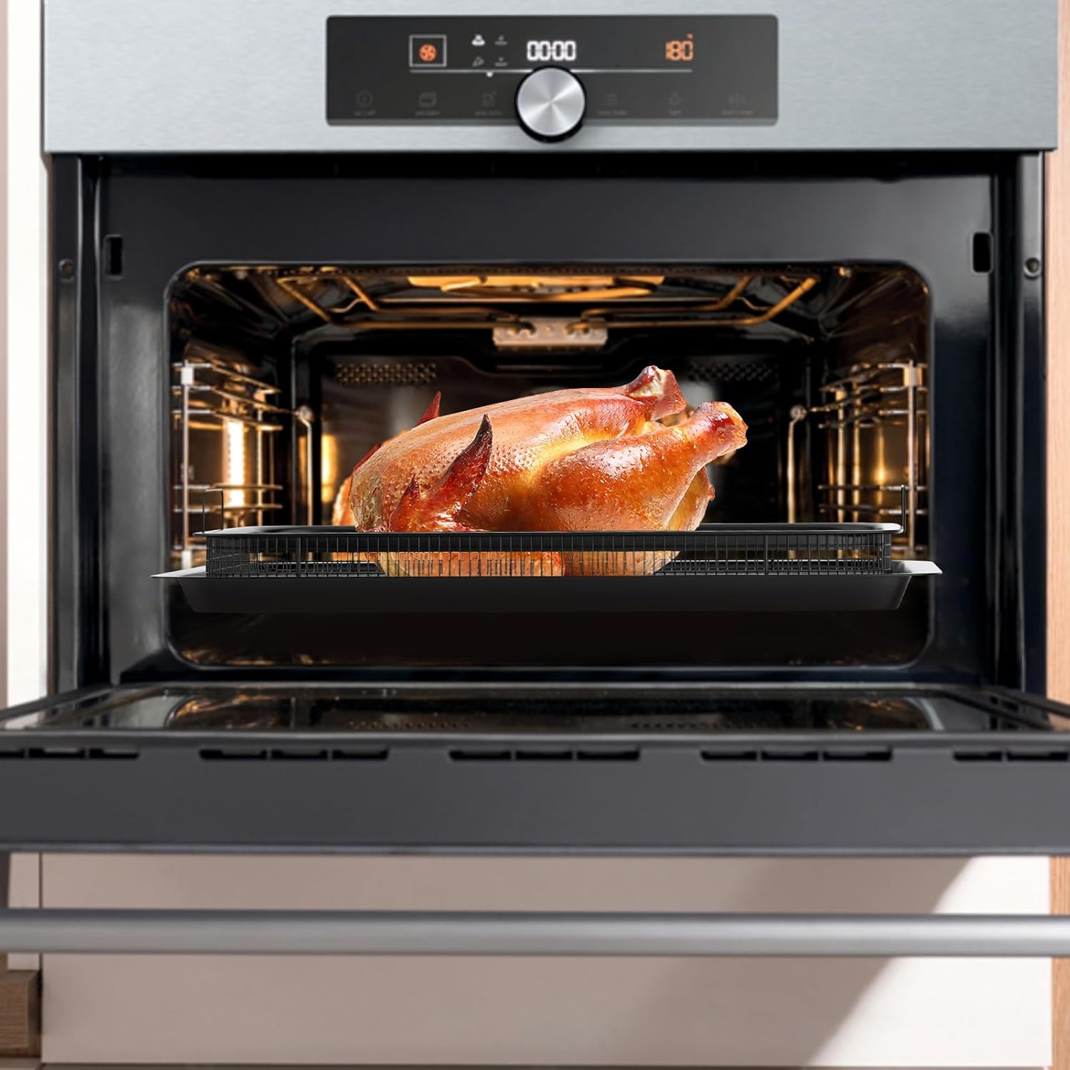 Bandeja Rectangular Para Horno Freidora Aire WDOplteas Revestimientos Silicona Antiadherente | Bodega Aurrera En Línea