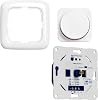 idinio ZigBee 3.0 Flush-Mounted Dimmer Phase Control Complete Set with Busch-Jaeger Reflex-SI Pure White