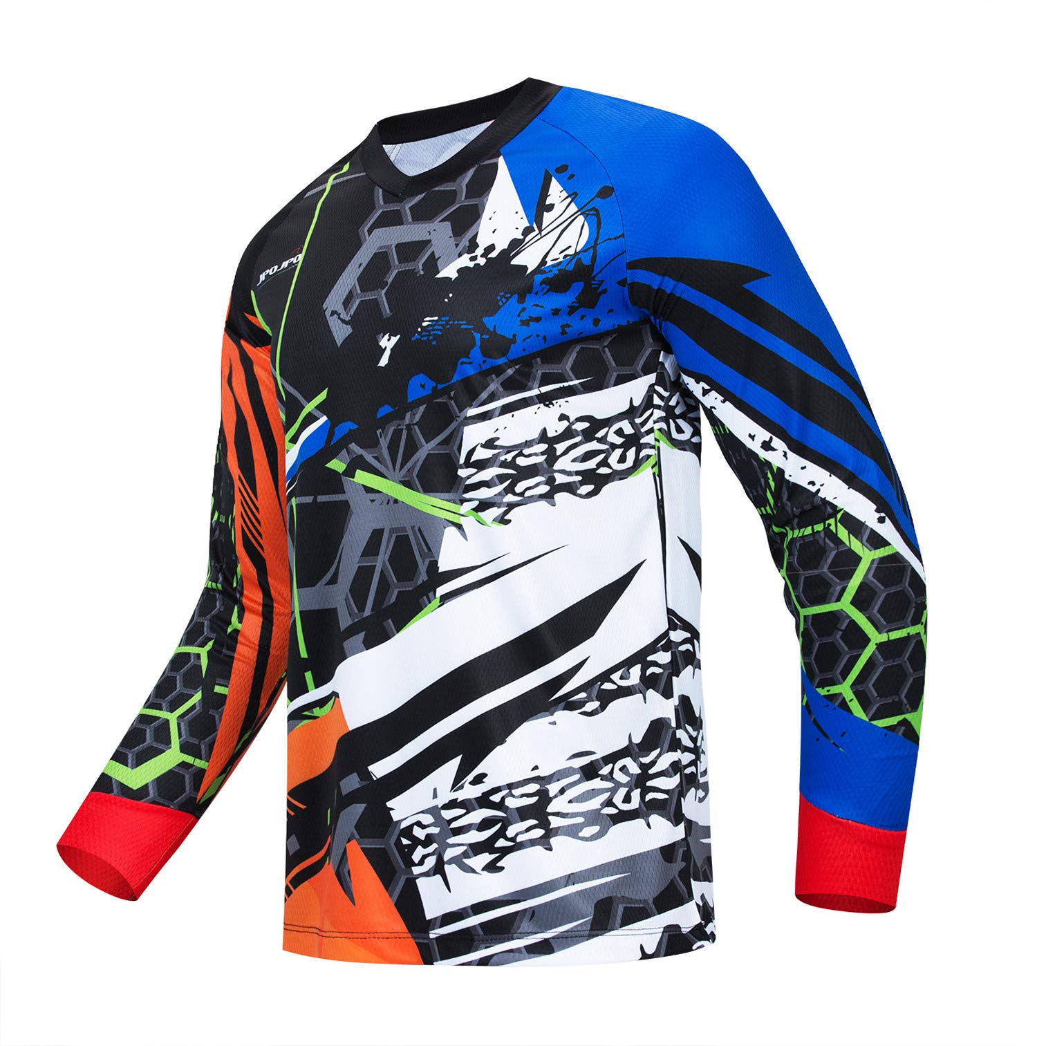 Weimostar Radfahren Jersey Herren Mountainbike Motocross Jersey Langarm MTB T-Shirt