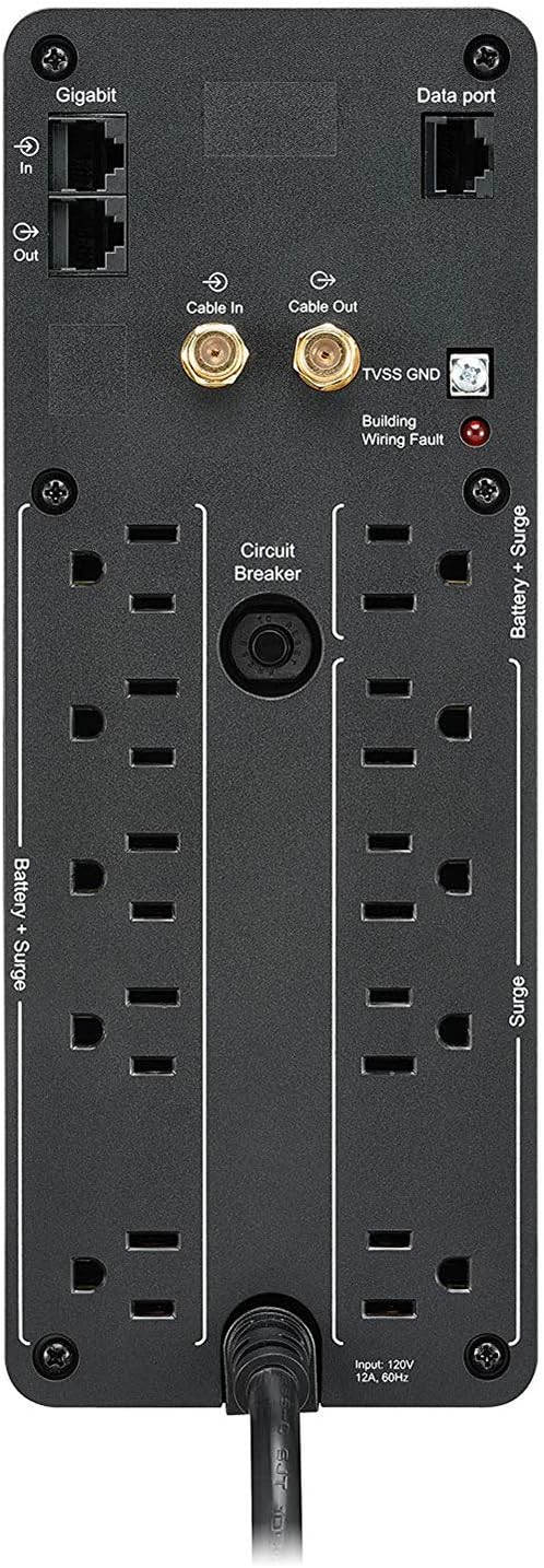 APC Sine Wave UPS Battery Backup & Surge Protector, 1000VA, APC Back-UPS Pro (BR1000MS) Bundle Including 16GB DataTraveler