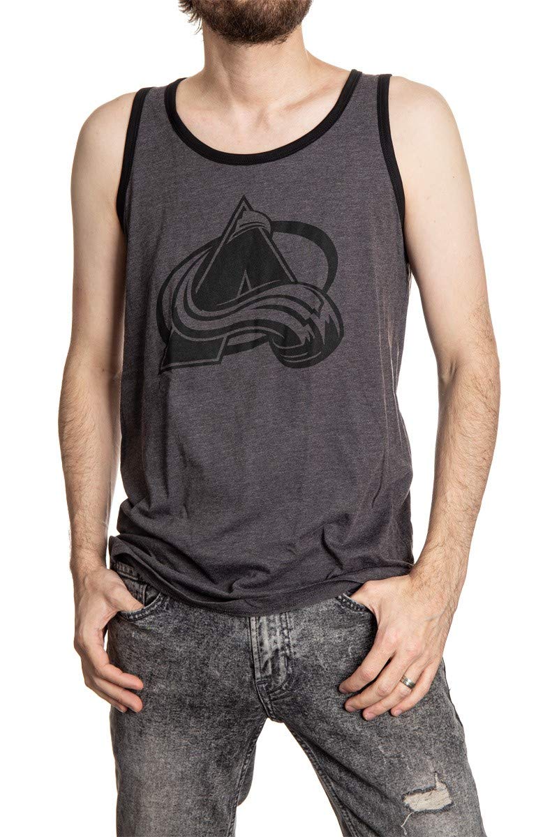 CalhounCalhoun NHL Men's Large Team Logo Tank Top - The Blackout Collection