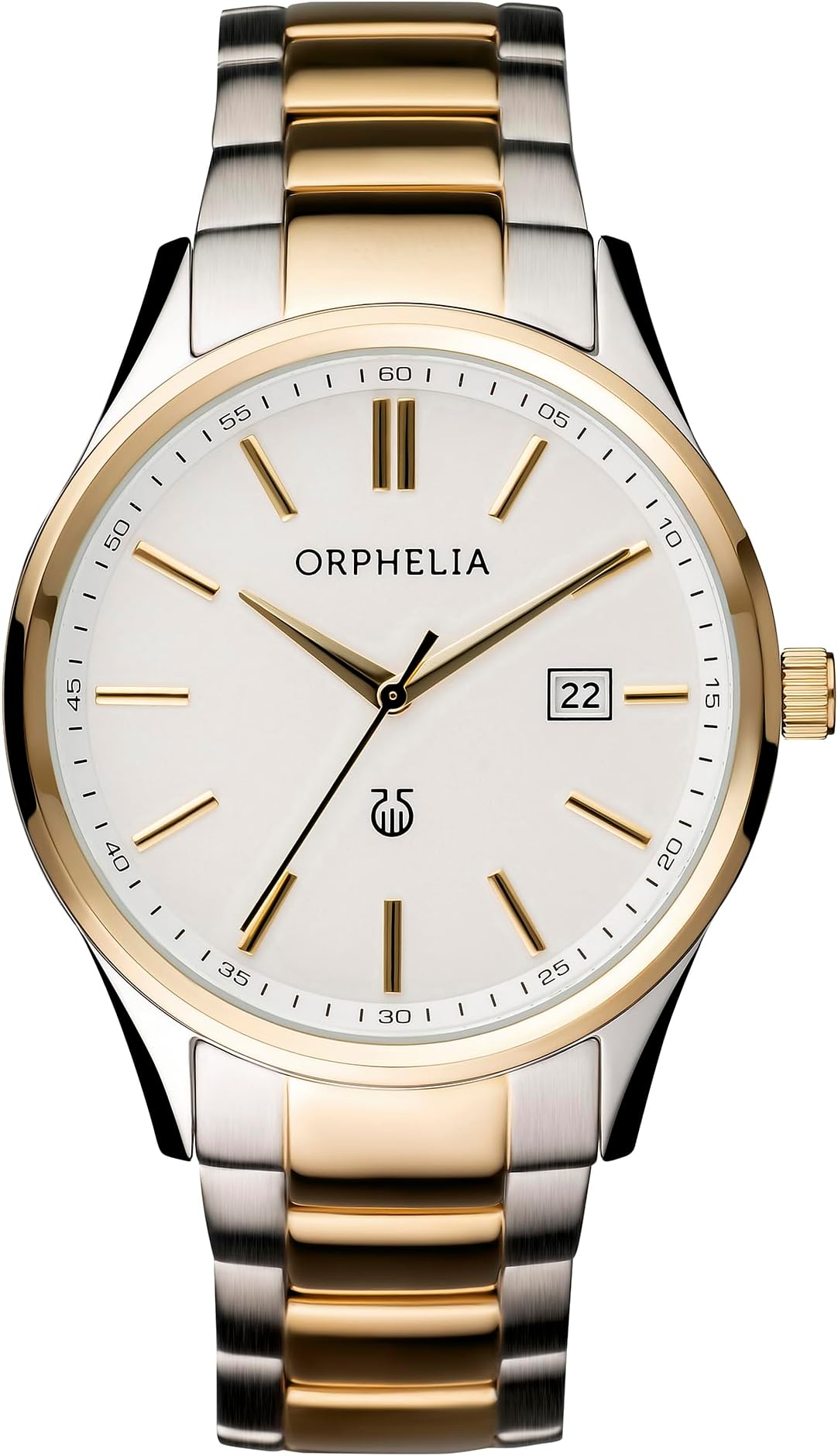 ORPHELIA Black Orologio Da Polso Donna, Quarzo, Cinturino, Quadro Rotondo Con Calendario