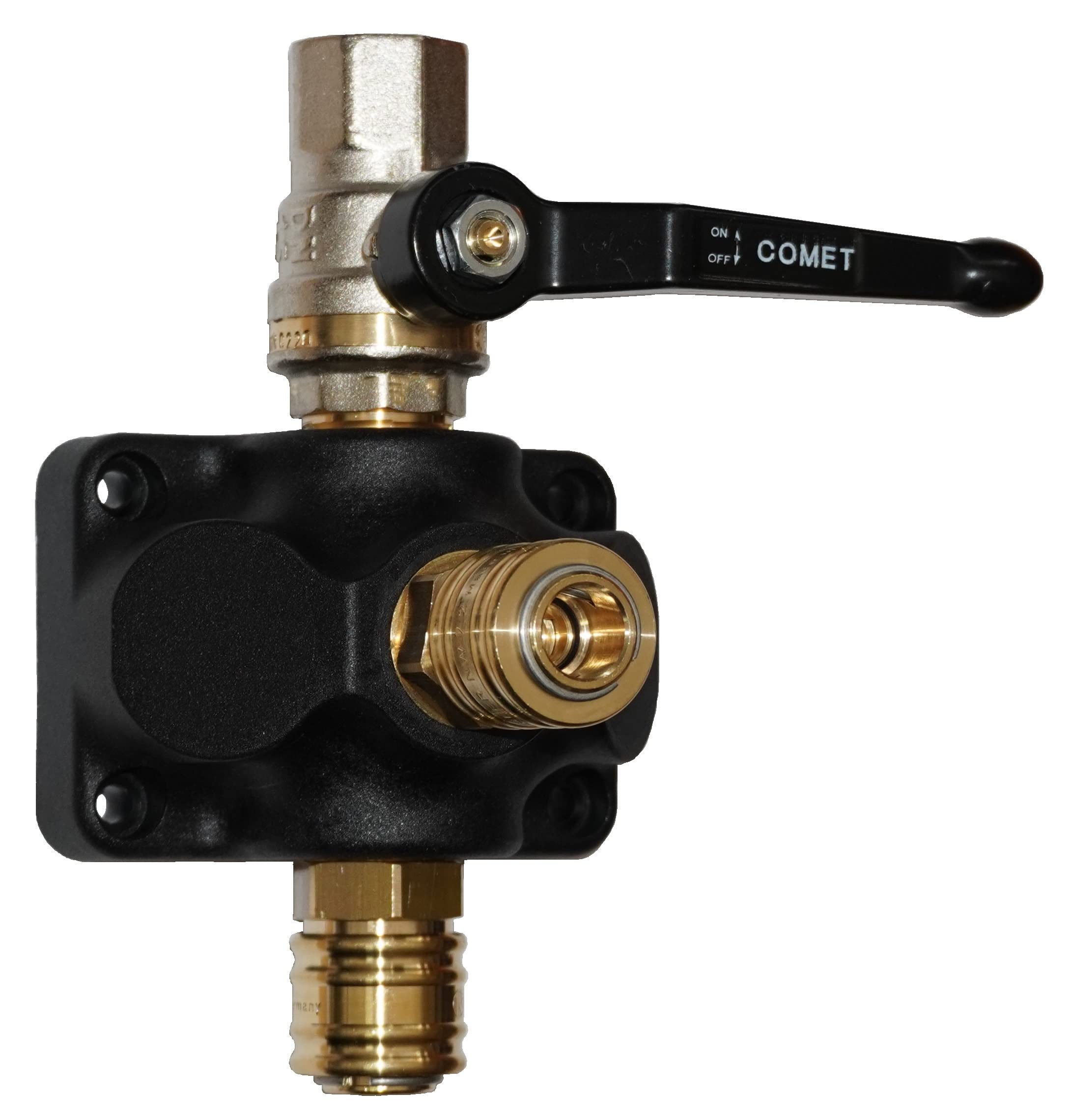 Distributore Di Aria Compressa VDK 31-G - Plastica - 2 X G 3/4" 3x G 1/2" - Distributore A Passaggio Diretto - Max. 16 Bar