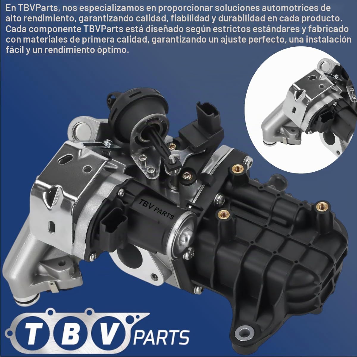 Enfriador Con Valvula EGR 2.0HDI 9807593080 9801705280 1861749 2267338 DS7Q9D475DA DS7Q9D475DB DSZQ9D475DA 717720158 Enfriador gases de escape
