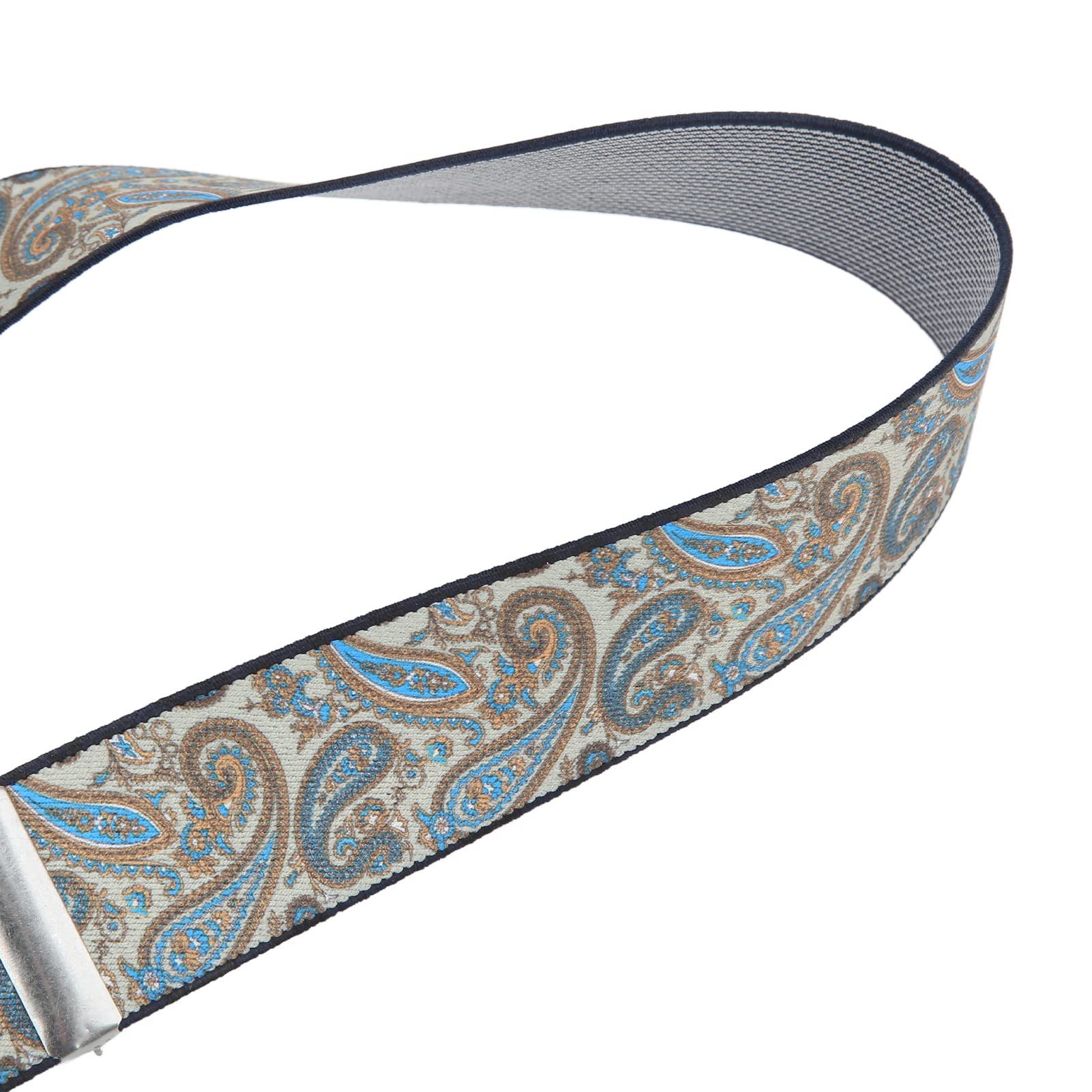 Respicefinem Mens Suspenders 1.4x45.3in Sturdy Metal Clip Y Back Great Comfort Adjustable Mens Dress Suspenders for Adult