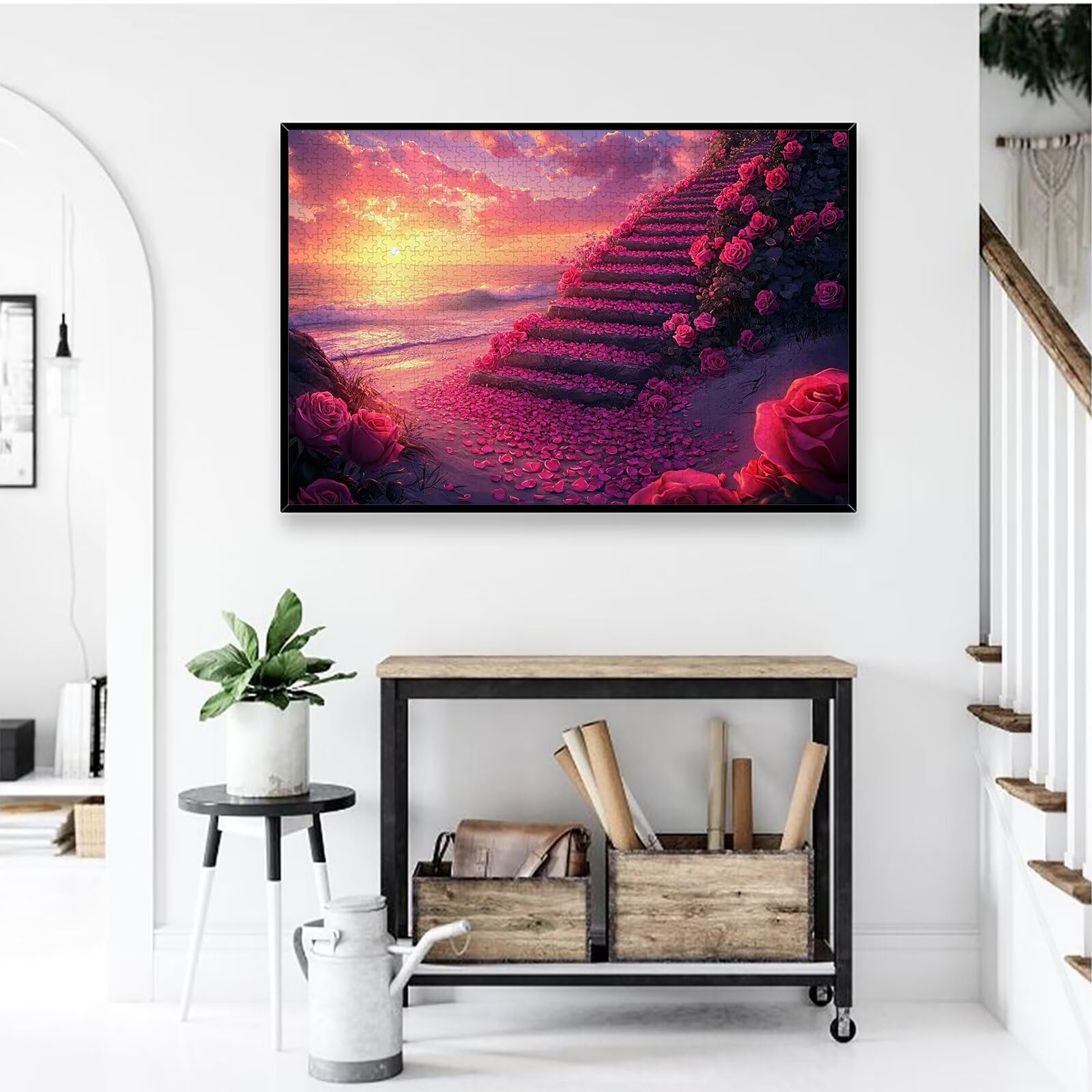 Puzzle Fleur 4000 Pièces Adultes, Puzzle 4000 Pièces pour Adultes et Enfants à Partir de 14 Ans, Paysage Puzzles Bois de Qualité Supérieure avec Une Boîte d'emballage Exquise, Cadeau Femme, -2117