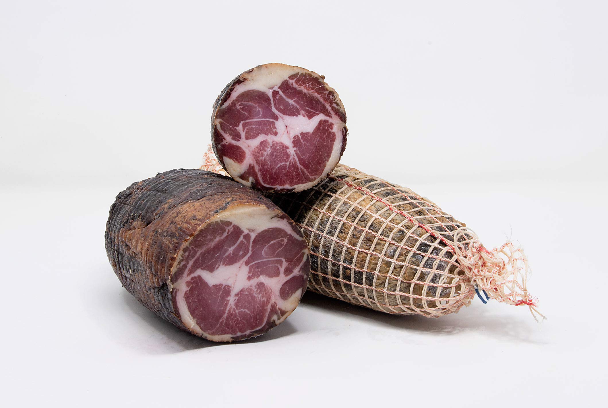 Coppa Affumicata (Capocollo Affumicato) | trancio sottovuoto da 0,5 kg | Prodotto tipico Toscano | Affumicatura Naturale | Salumificio Artigianale Gombitelli - Toscana