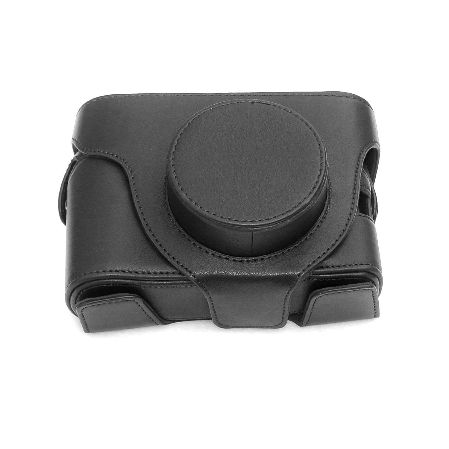 EzFoto Black Simulated Leather Case for Fuji Fineix X100 Camera Cases