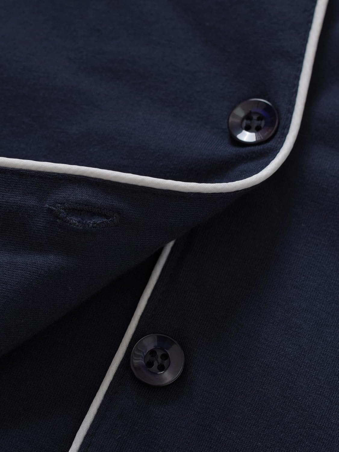 Latuza Women's Petite Size Button Down Pajamas Set Long Sleeve - Image 5