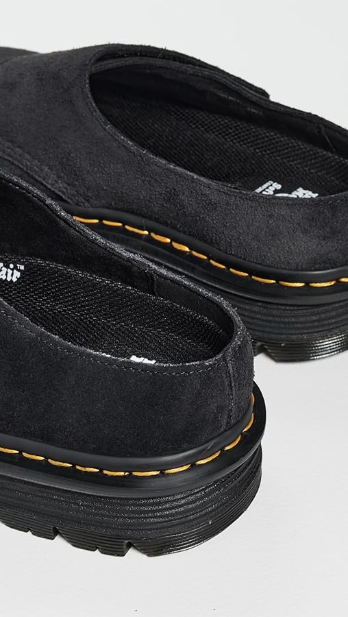 Amazon.com | Dr. Martens Women's Zebzag Anywair Suede Clogs, Black