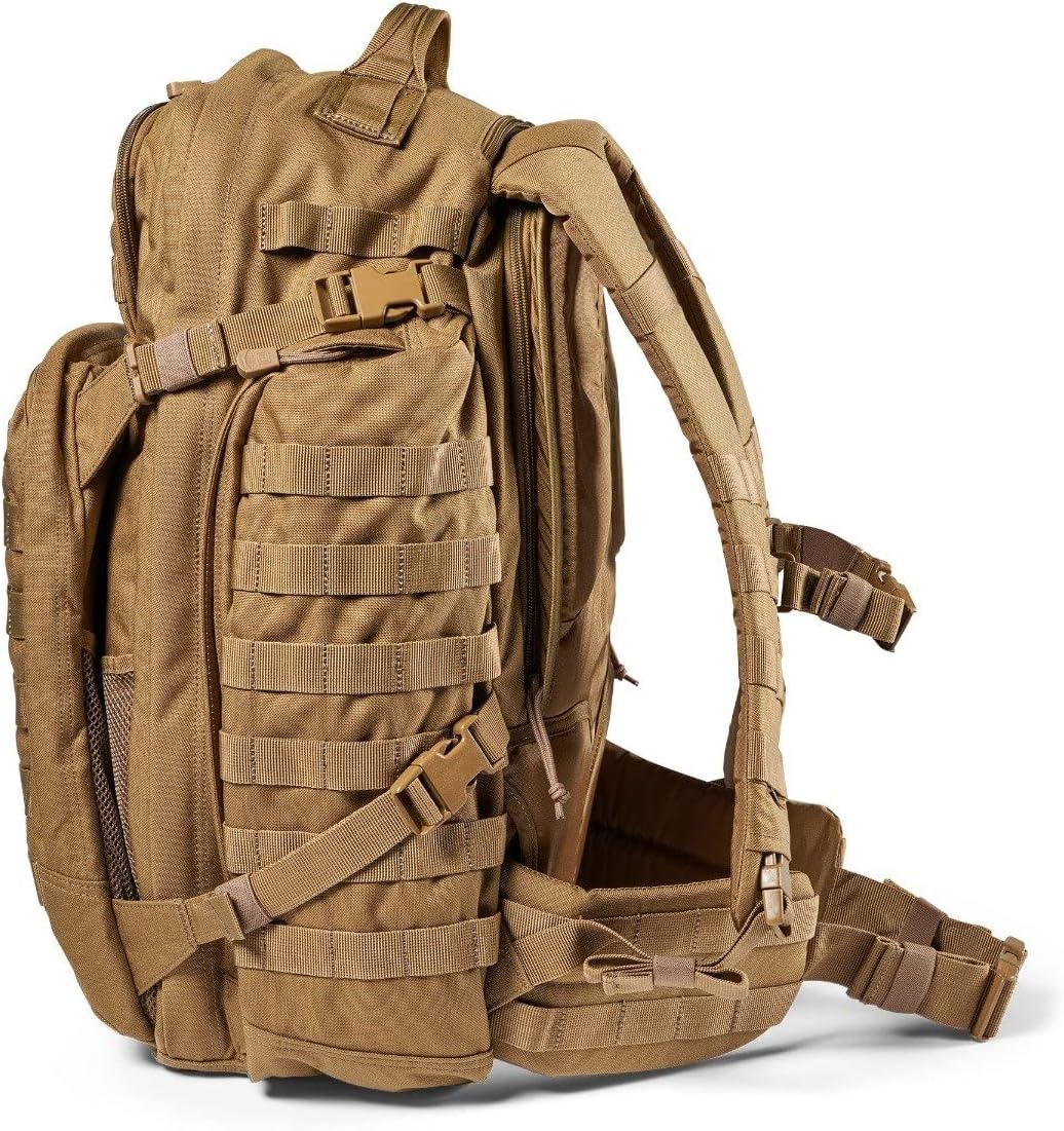 5.11 Tactical Backpack ‚ Rush 72 2.0 ‚ Military Molle Pack, CCW and Laptop Compartment, 55 Liter, Large, Style 56565 ‚ Kangaroo : Sports & Outdoors