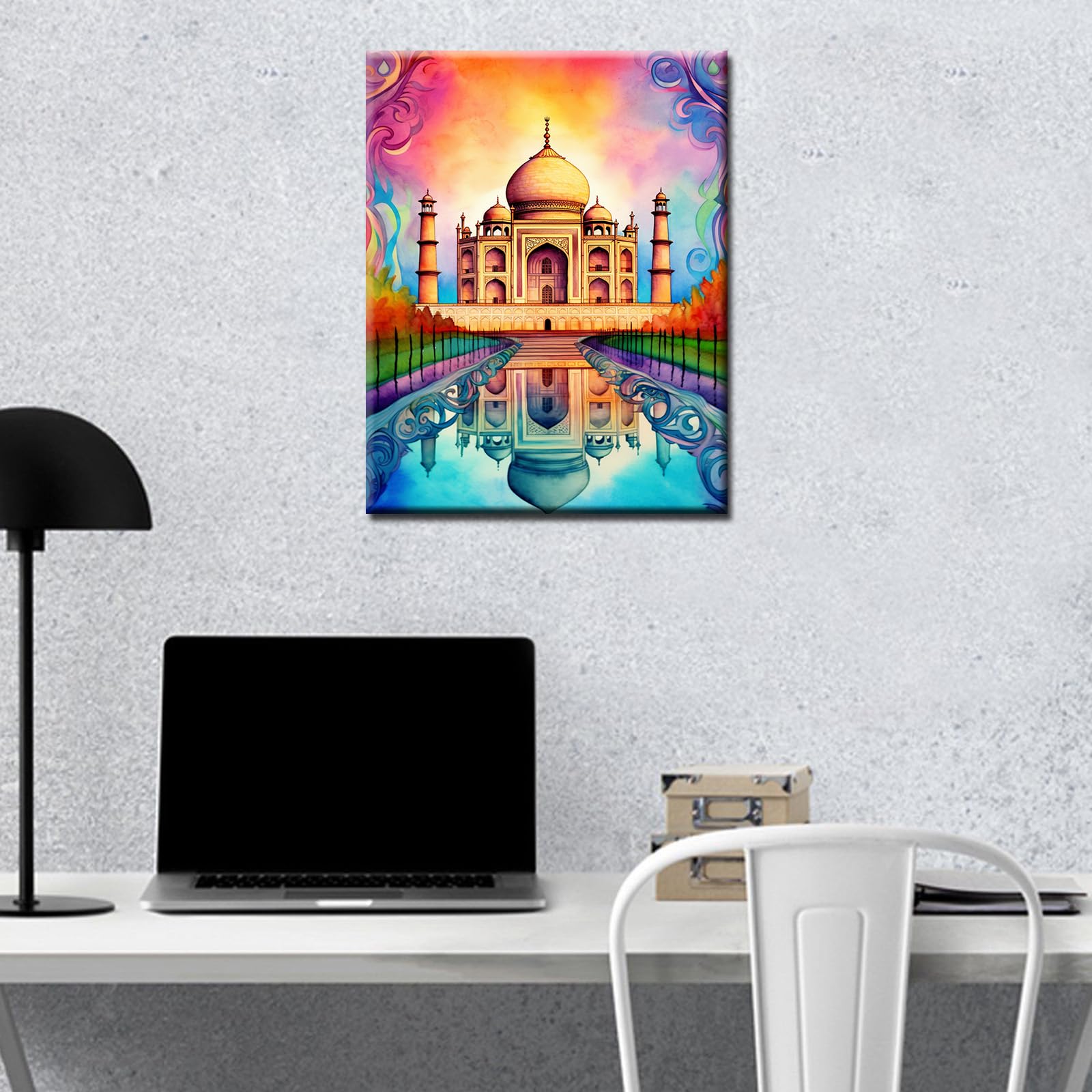 FanZheZhe Kit Broderie Debutant Construction Du Taj Mahal Kit